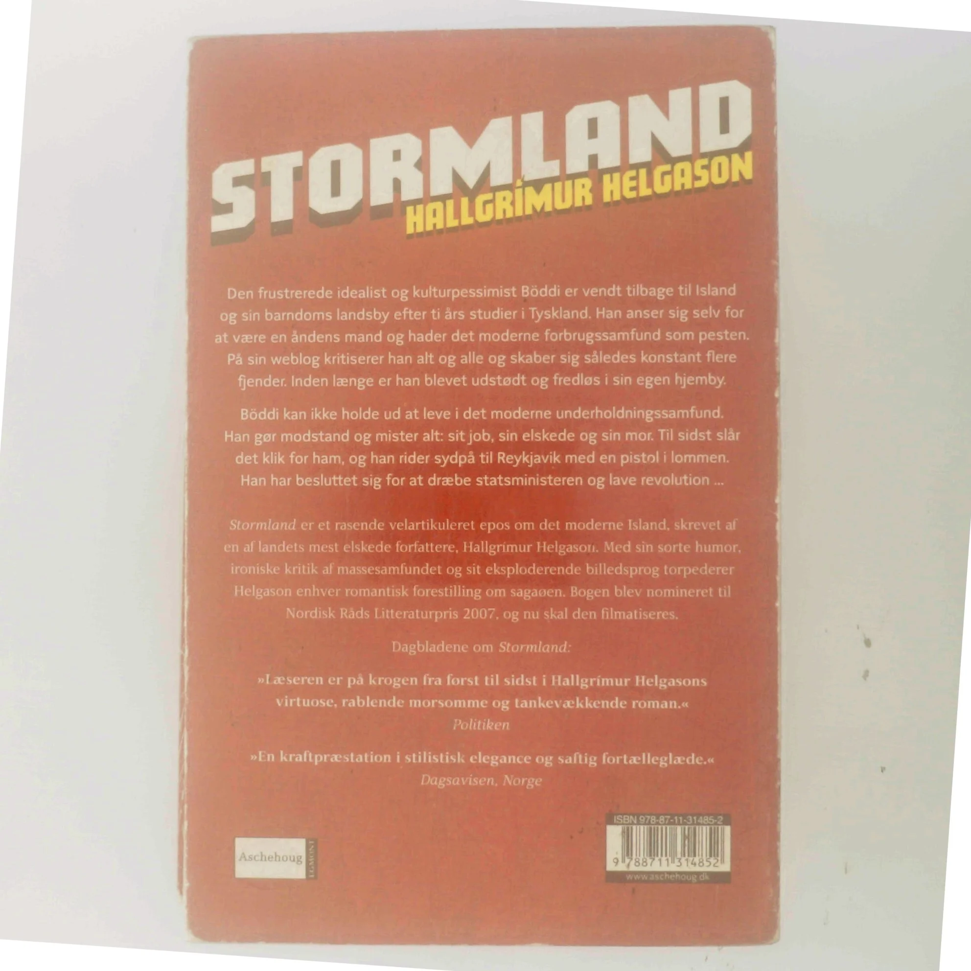 Stormland af Hallgrímur Helgason (Bog)