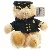 Teddy pilot bamse (str. 20x18 cm)