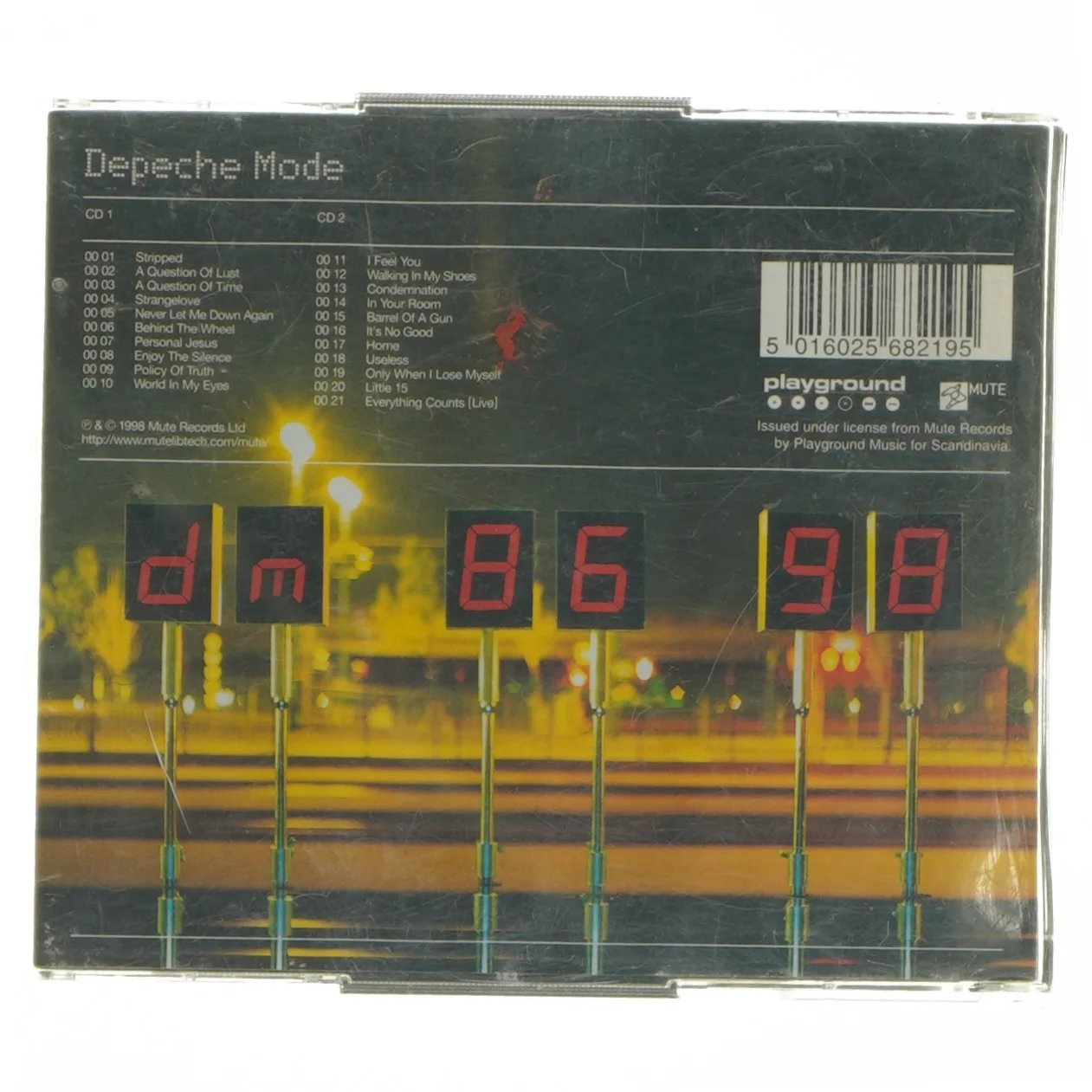  Depeche mode, the singles (str. 12,5x14 cm)