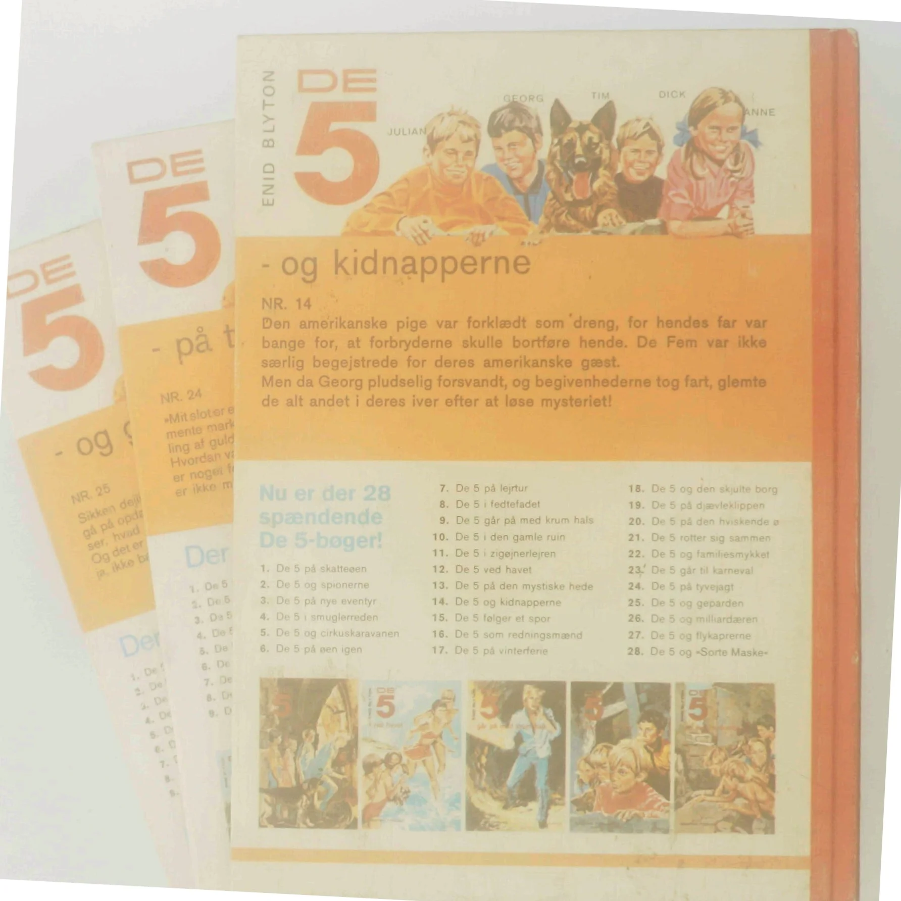 De 5 og geparden af Enid Blyton (Bog)