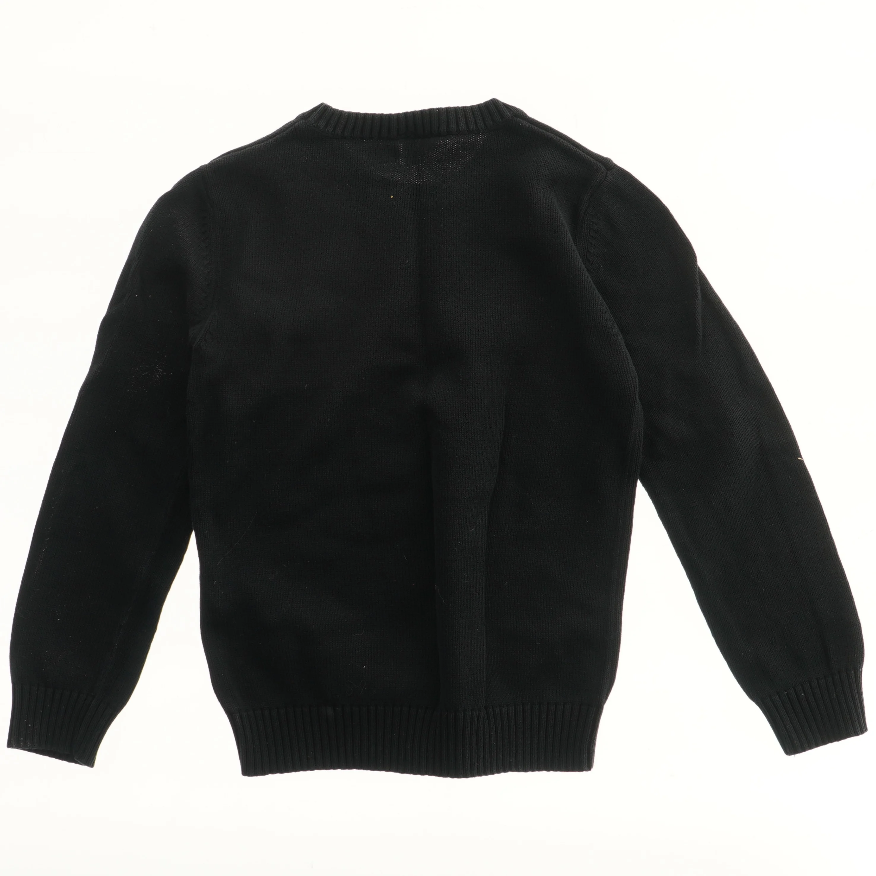 Sort sweatshirt med logo fra Benetton (str. 134)