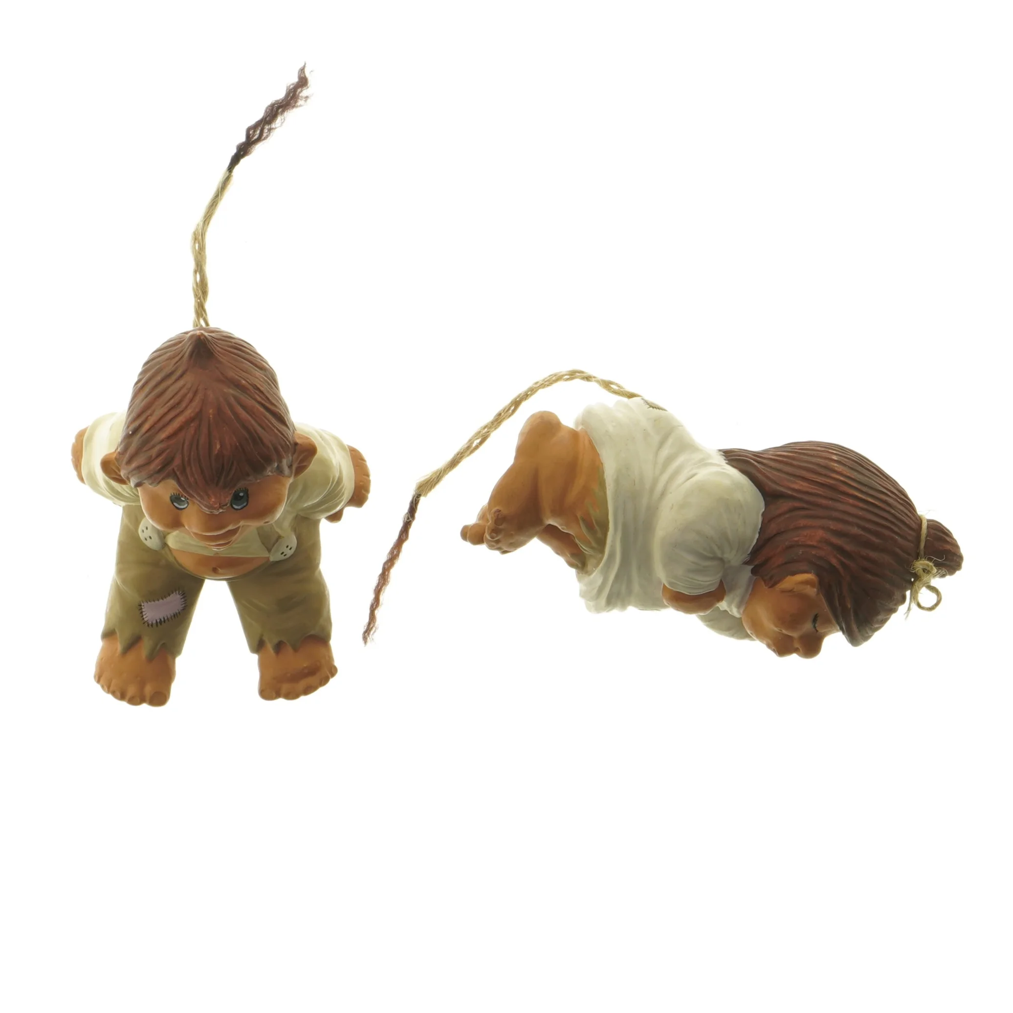 Keramiske figurer af trolde fra Trip Trap (str. 13 cm)