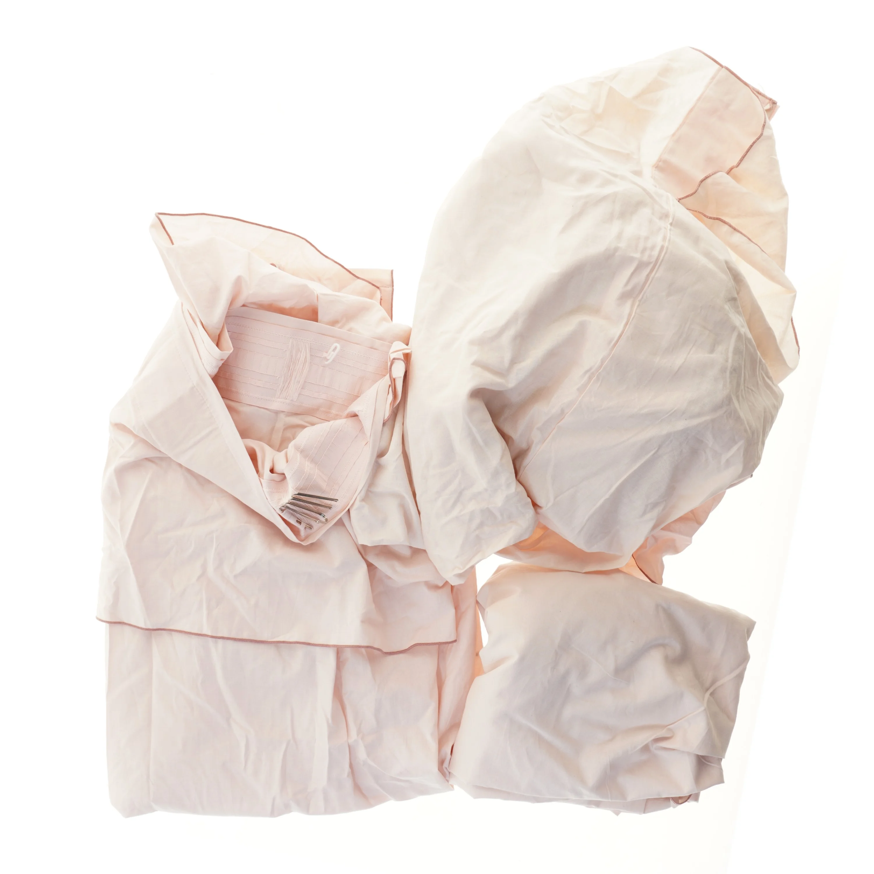 Lyserøde sengetøjssæt (str. 3 stk 240x140 cm)