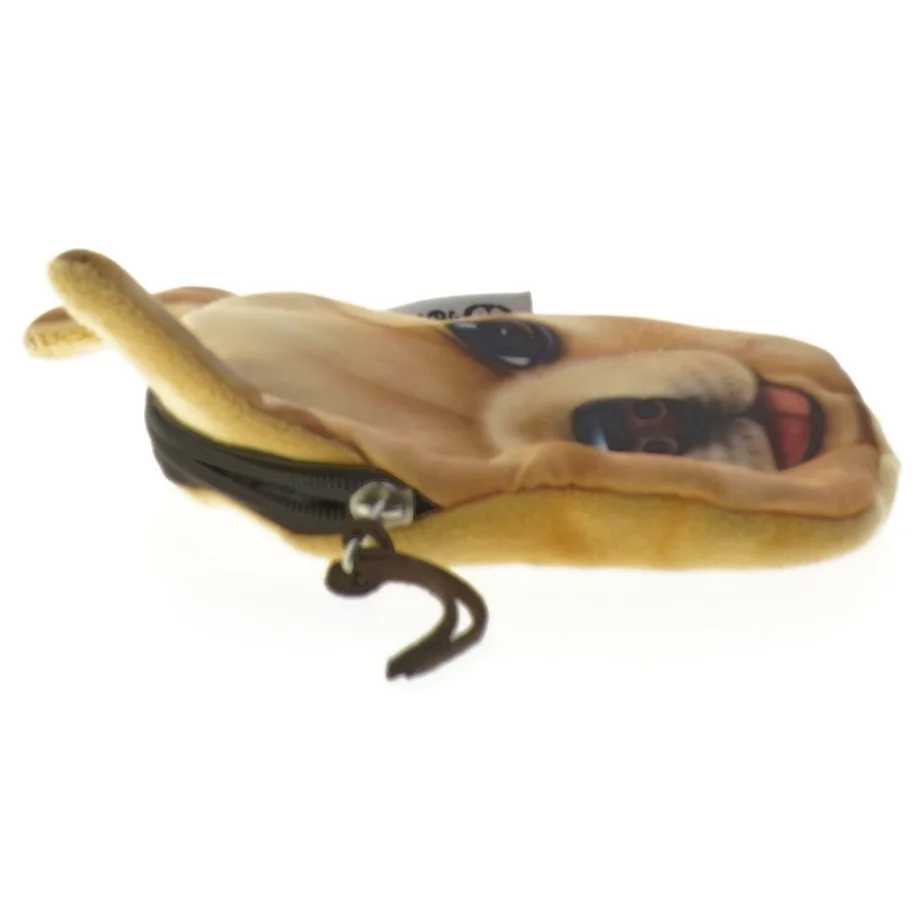 Kattemønstret pung fra X-dolls (str. 12x11 cm)