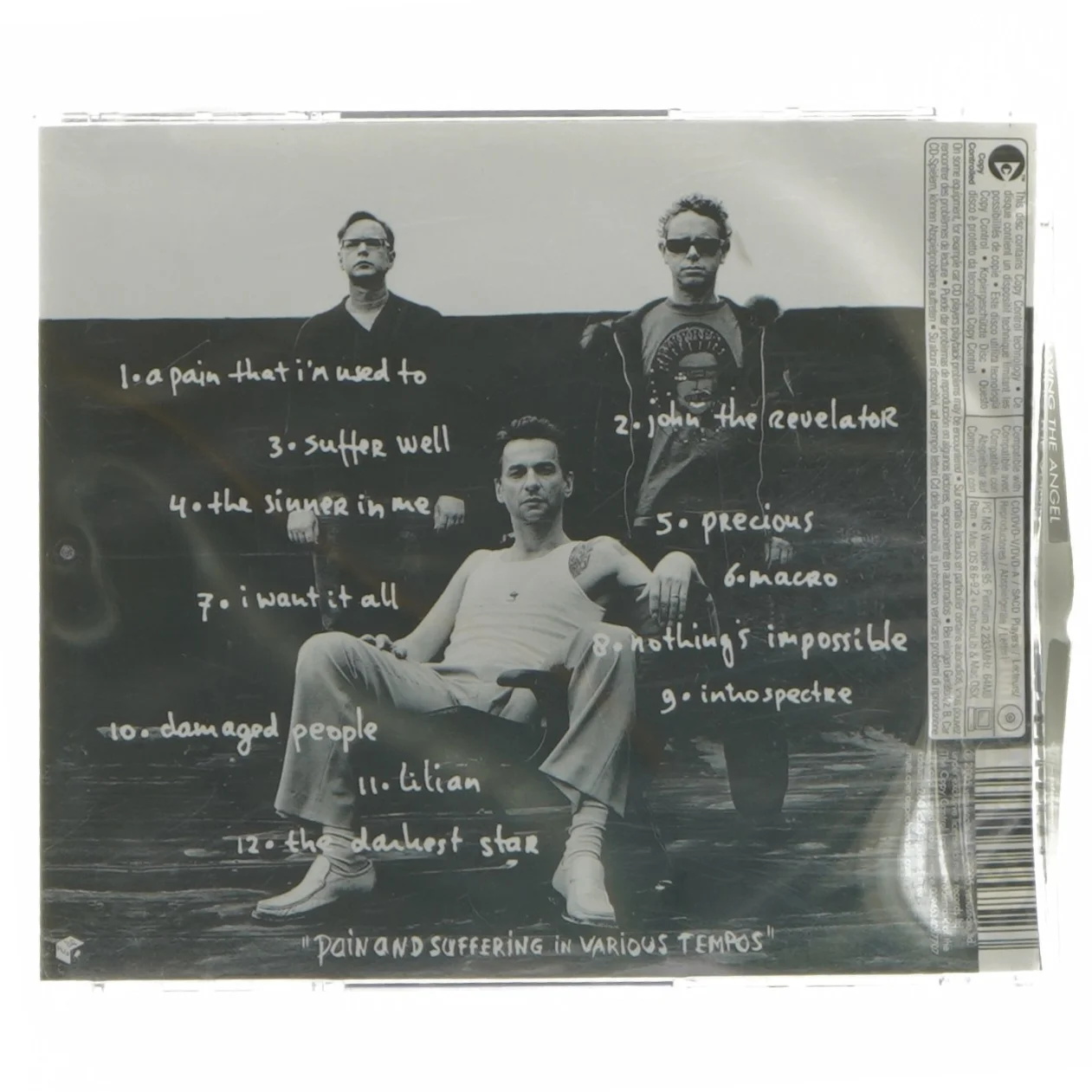 Depeche Mode CD - 'Playing the Angel' (str. 12,5x14 cm)