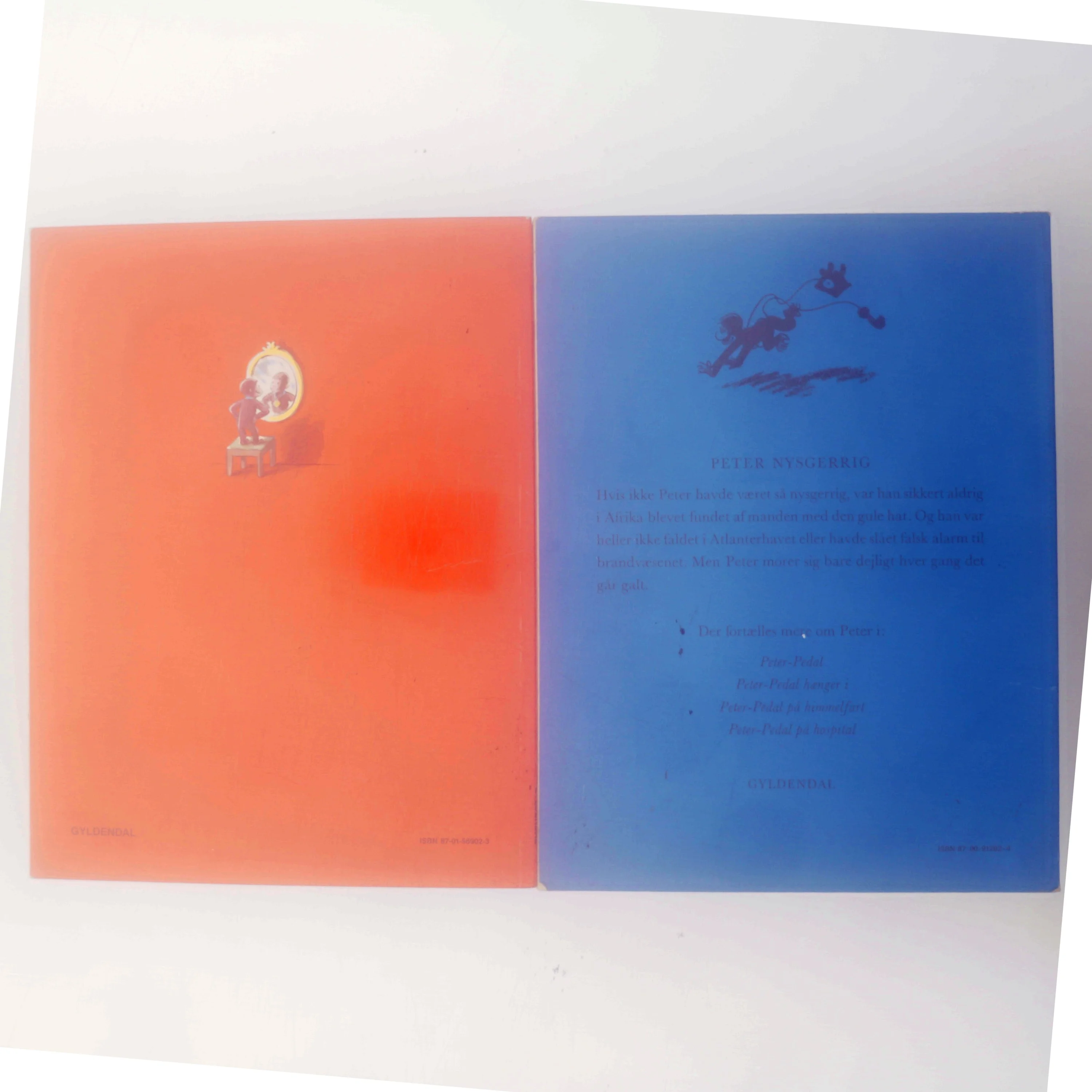 Peter Nysgerrig & Peter Pedal på Himmelfart af H.A. Rey (Bog)