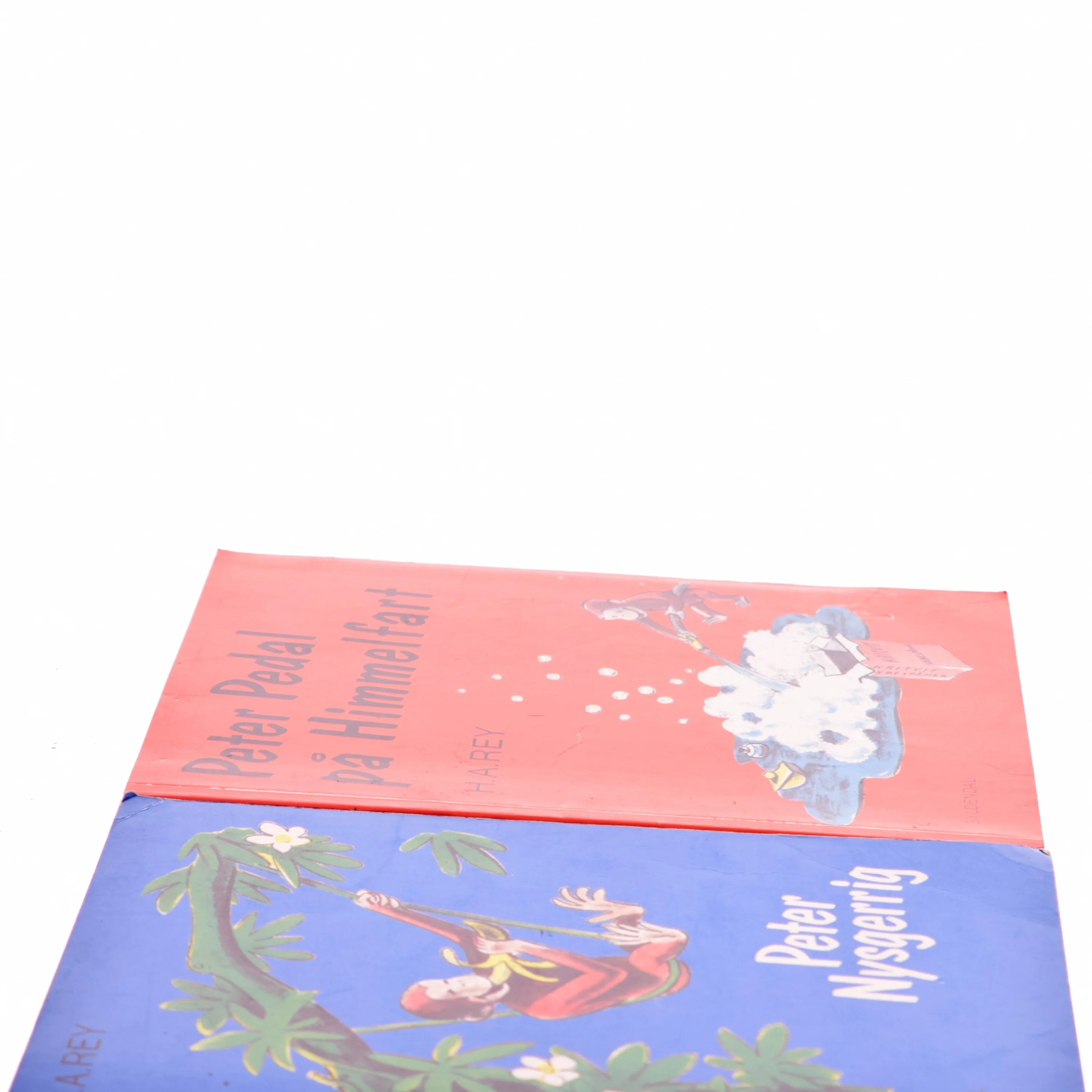 Peter Nysgerrig & Peter Pedal på Himmelfart af H.A. Rey (Bog)