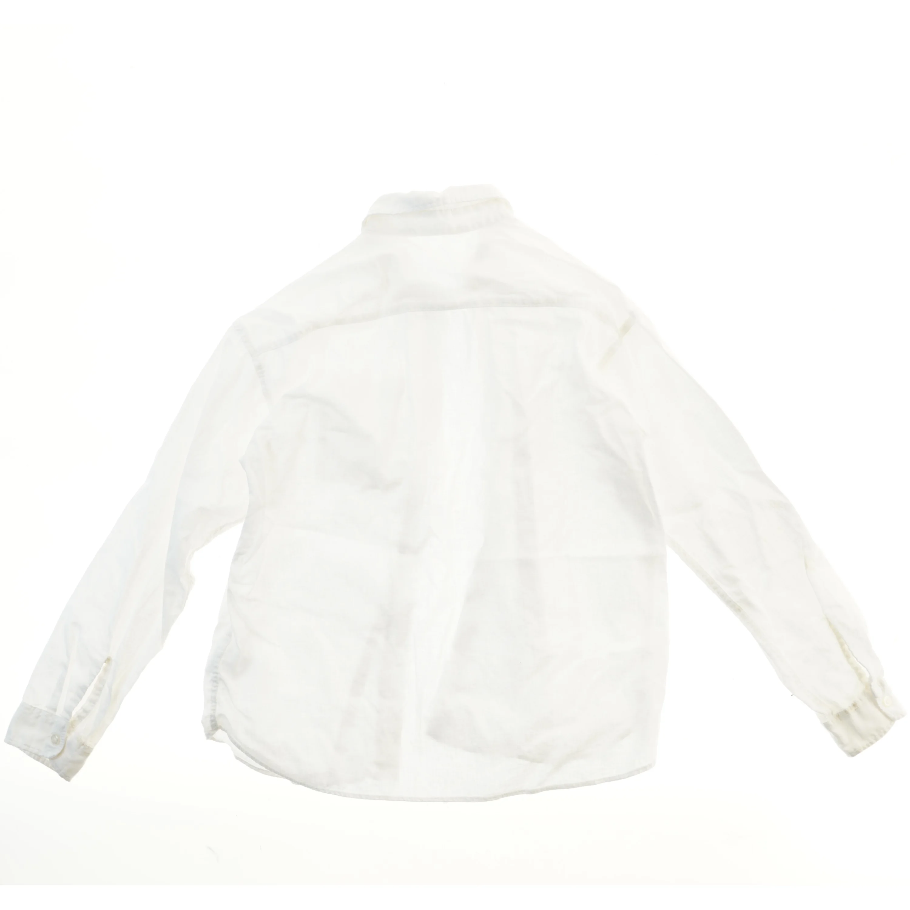 Hvid skjorte med lange ærmer fra H&M (str. 140)