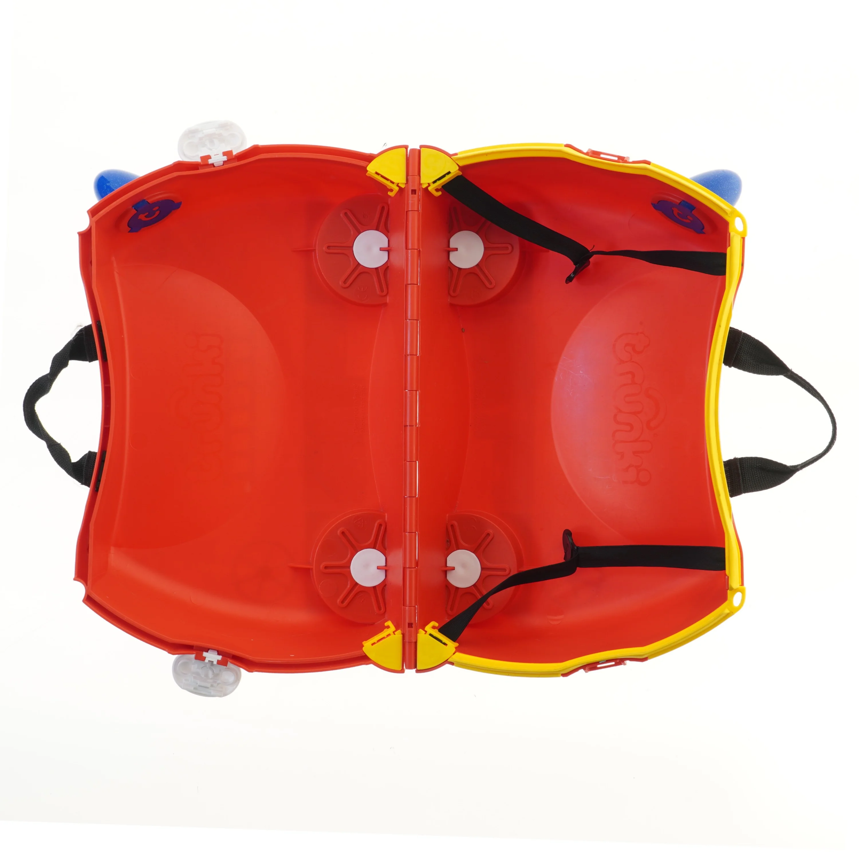 Trunki børnekuffert i brandbilered design fra Trunki (str. 46x20x31 cm)