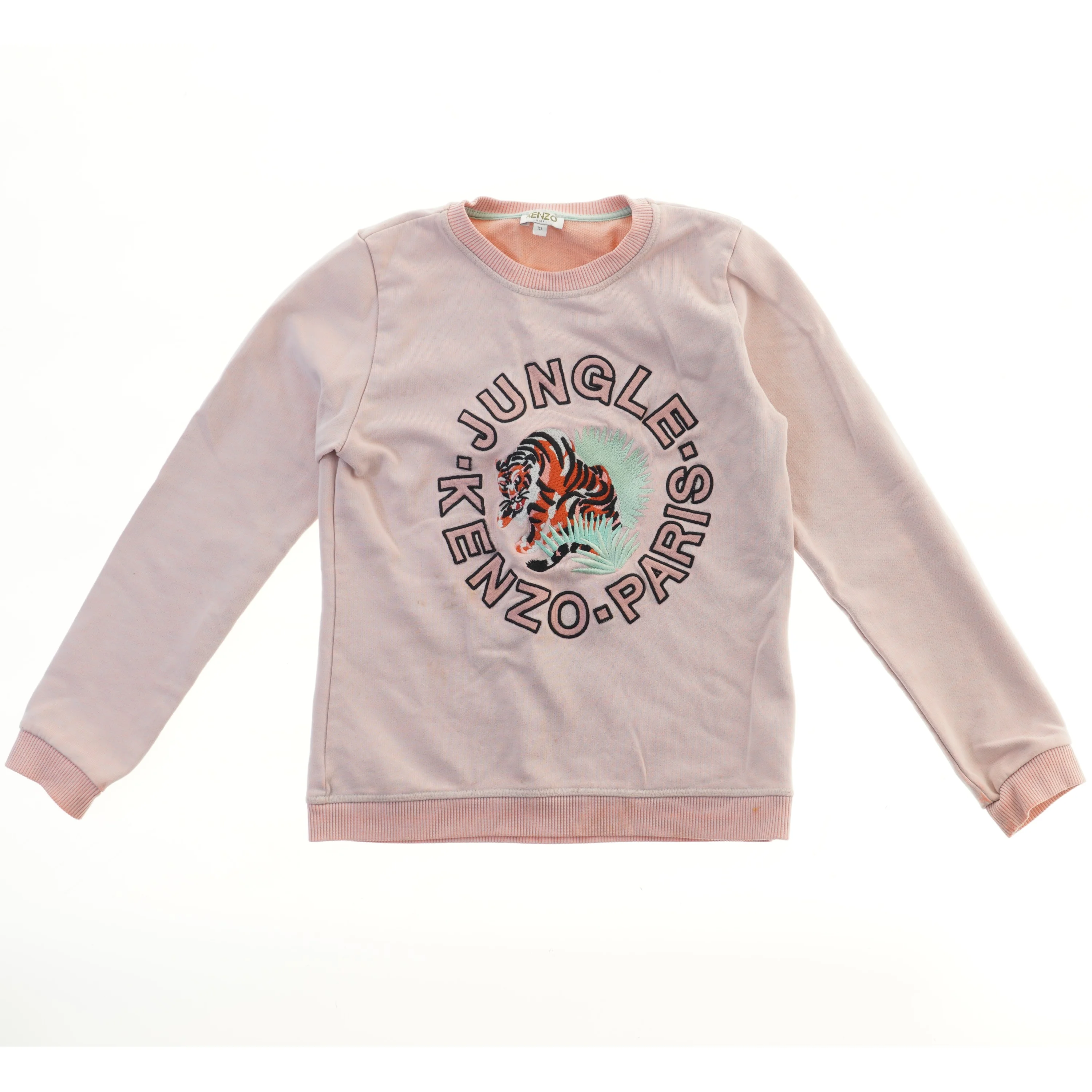 Kenzo. Langærmet sweatshirt med tryk fra Kenzo (str. 164)