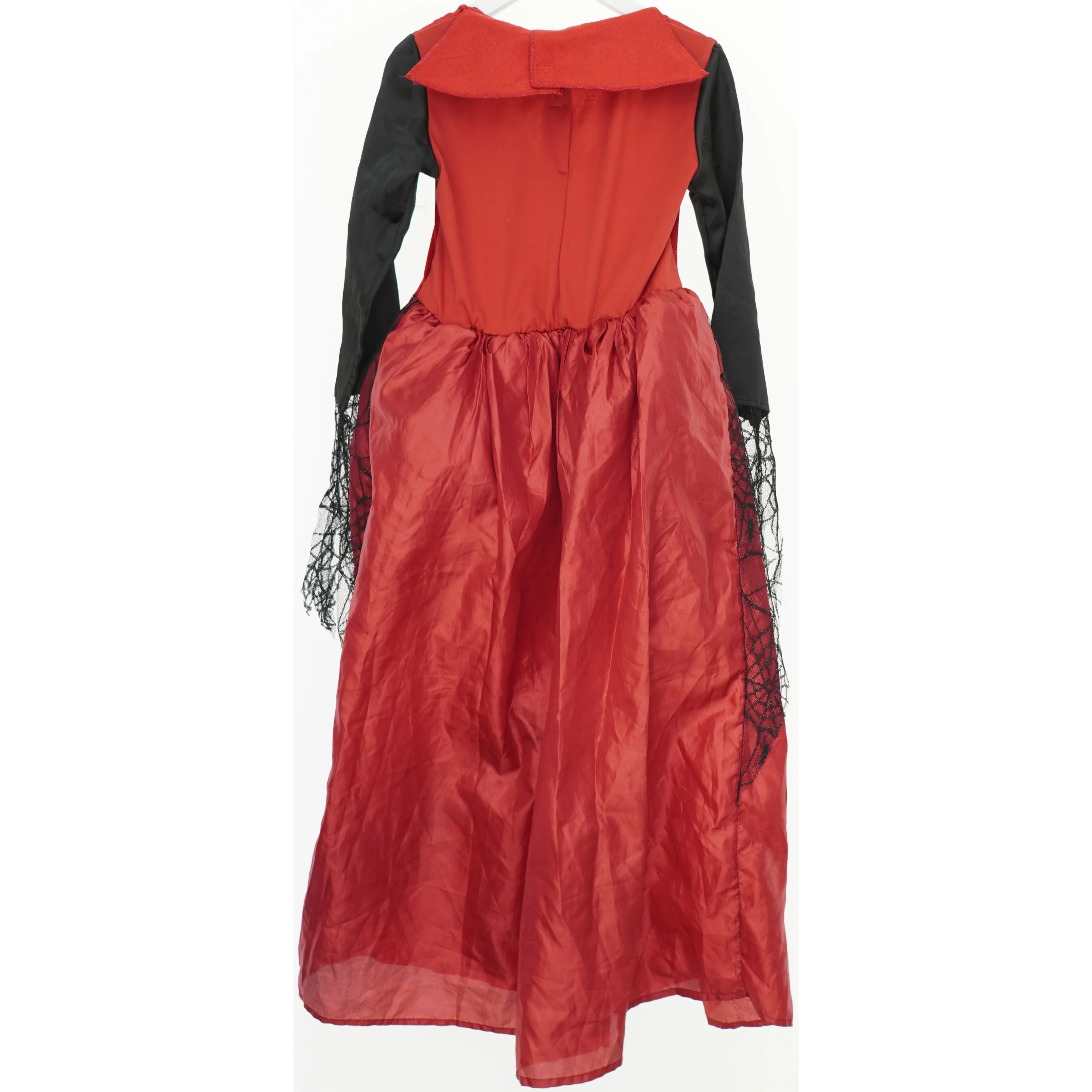 Udklædningskjole med edderkoppespind (str. 128)