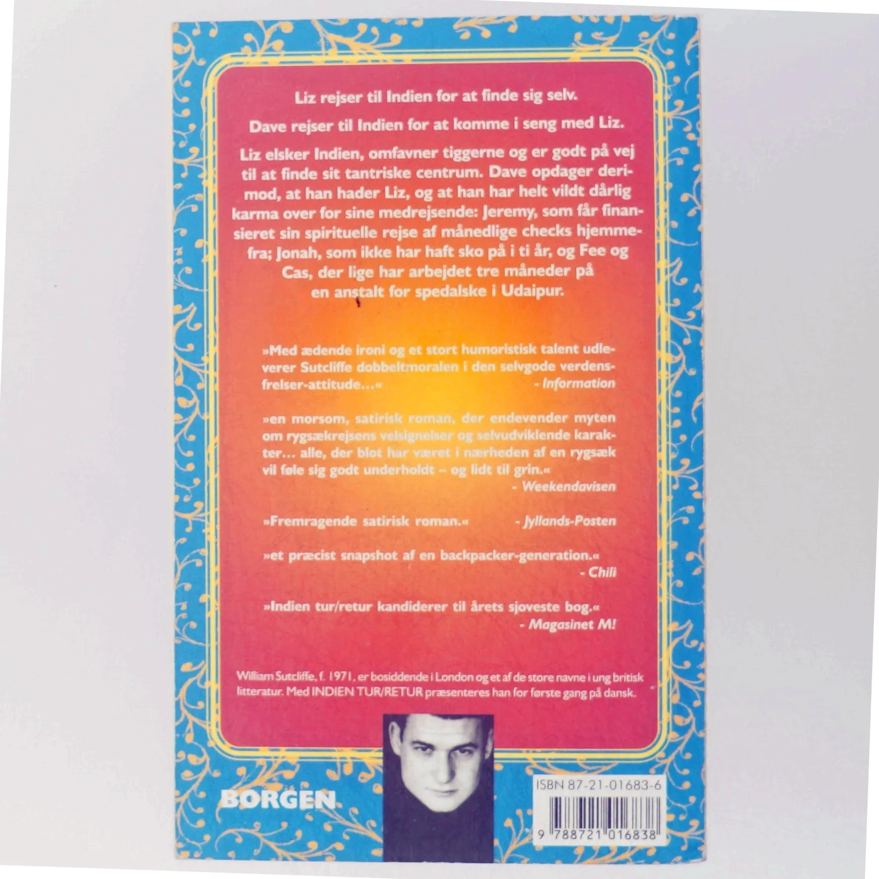 Indien tur/retur af William Sutcliffe (Bog)