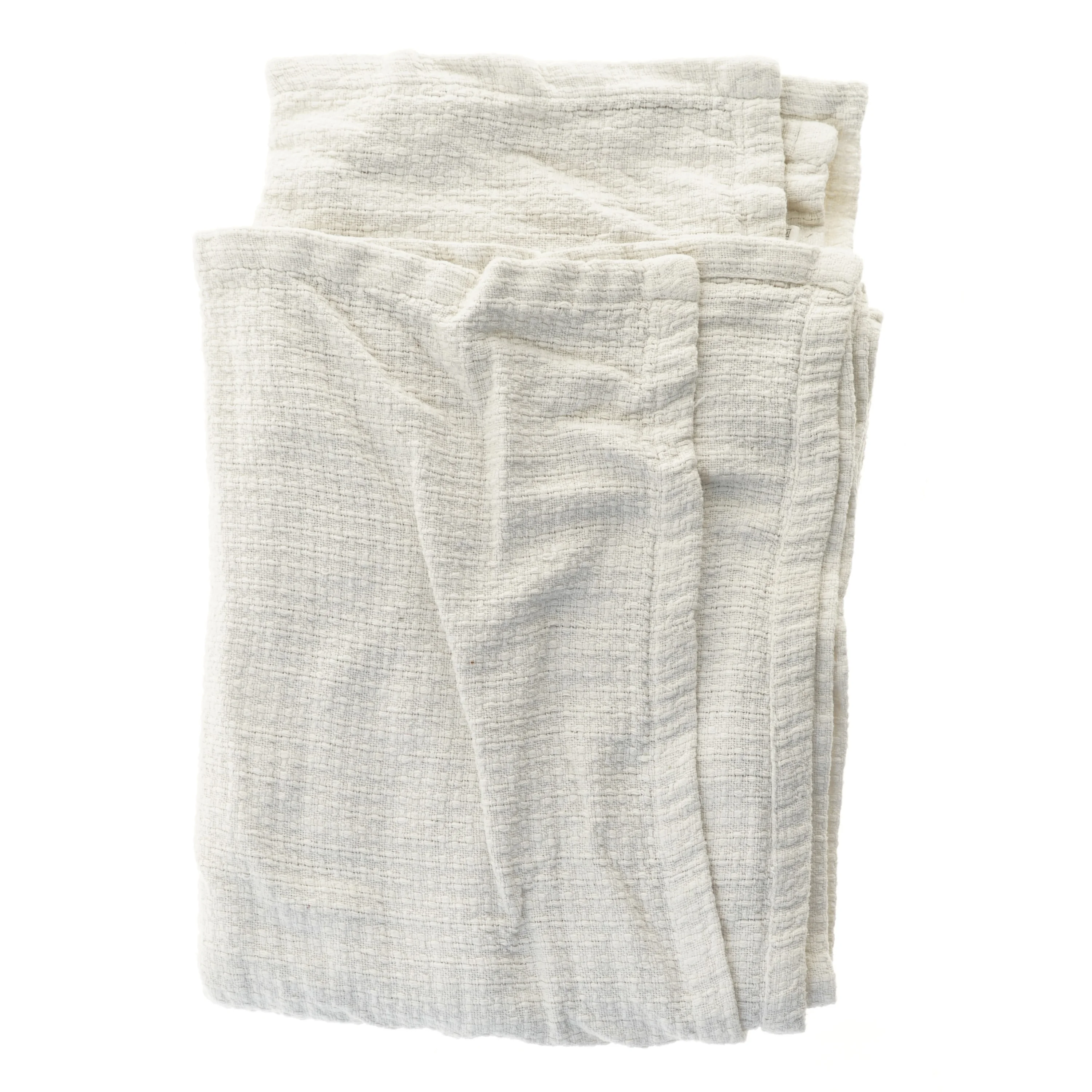 Stort hvidt tæppe (str. 212x154 cm)