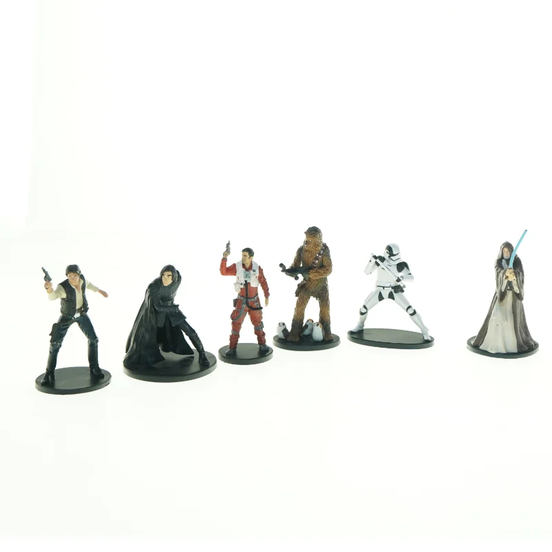 Star Wars figurer fra Star Wars (str. 9 x 6 cm og 9 x 8 cm og 11 x 6 cm og 10 x 4 cm 10 7 cm og 11 x 5 cm)