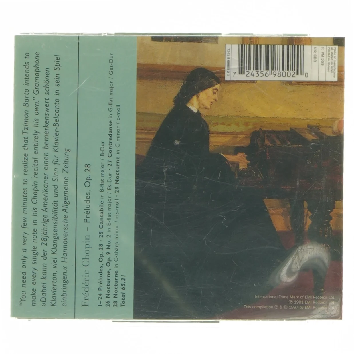 Chopin: Préludes, Op. 28 CD (str. 12,5x14 cm)