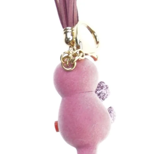 Nøglering med lille tøjdyr fra Ty (str. 5 cm)