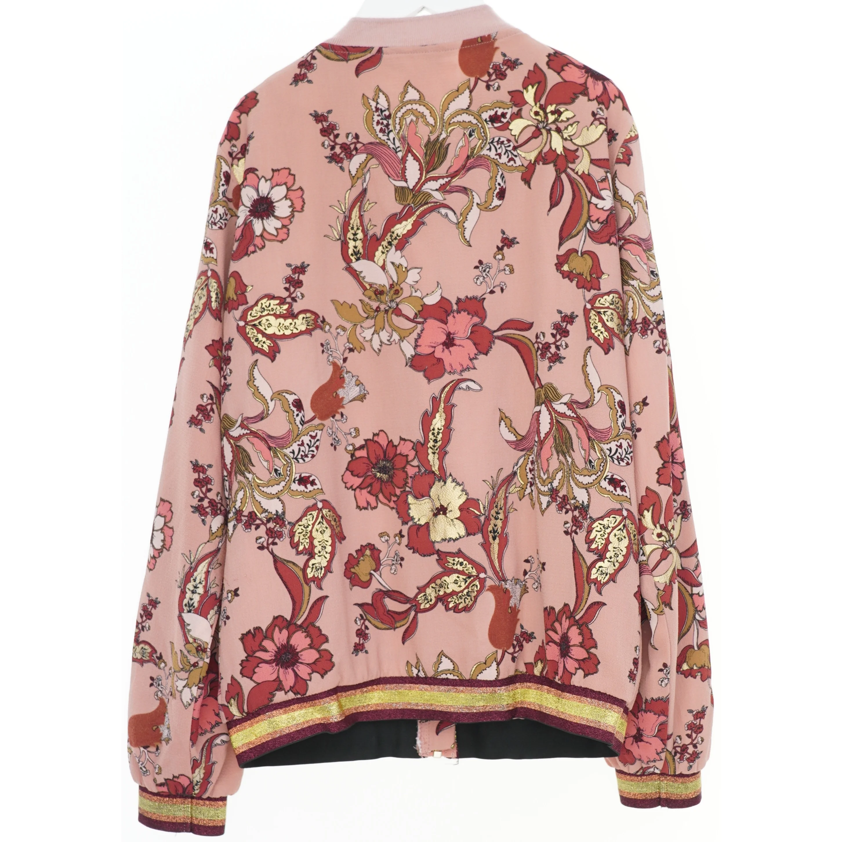 Blomstret jakke med lynlås fra Petit (str. 152)