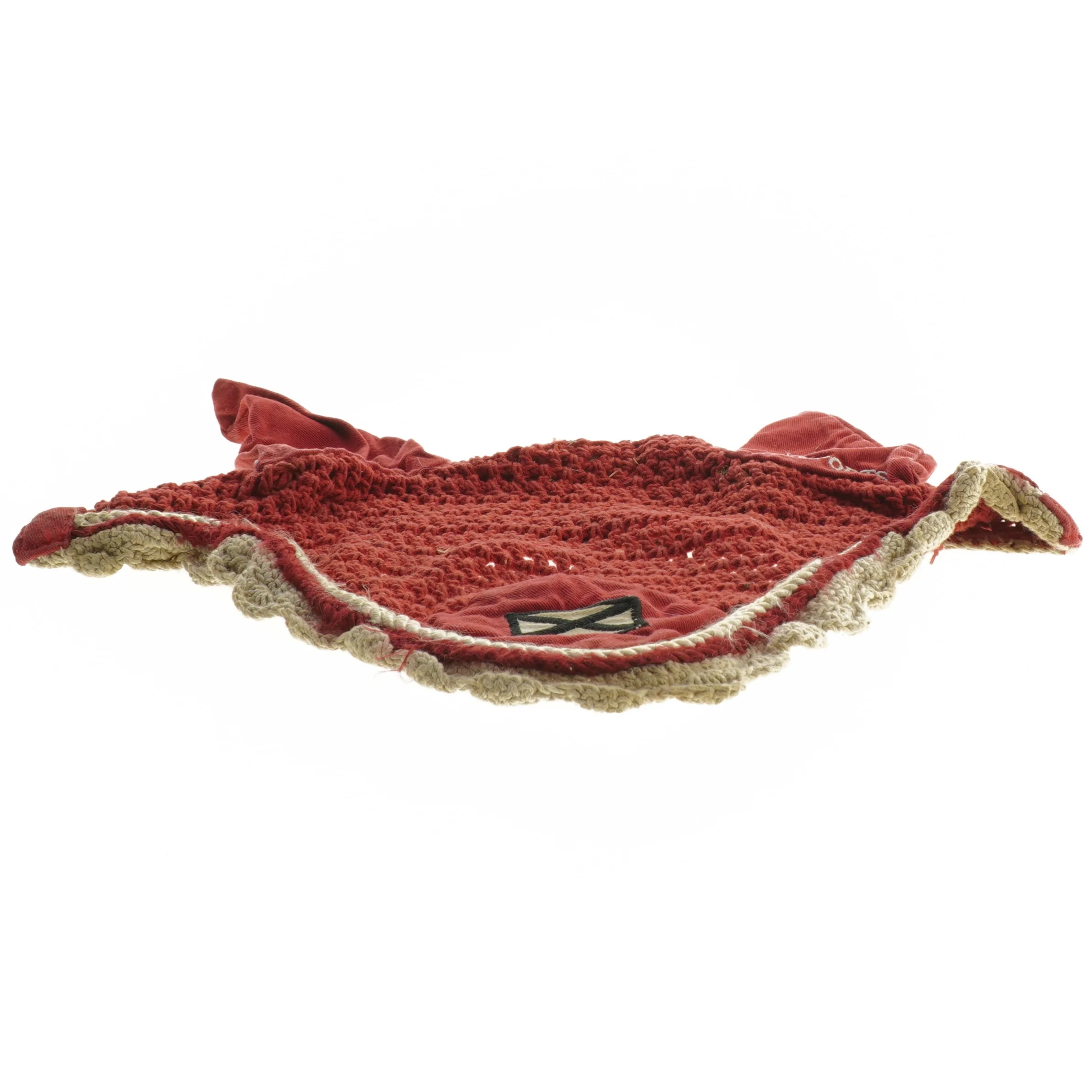 Rød hesteflyvehue fra Scapa Sports (str. 35x27 cm)