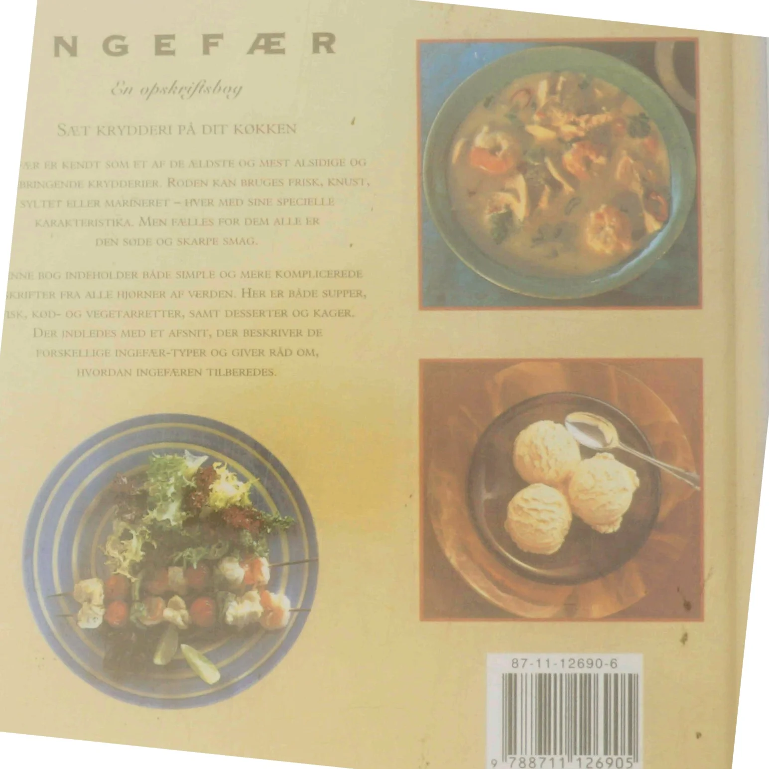 Ingefær : en opskriftsbog af Susi Alsfelt Riise-Knudsen (Bog)