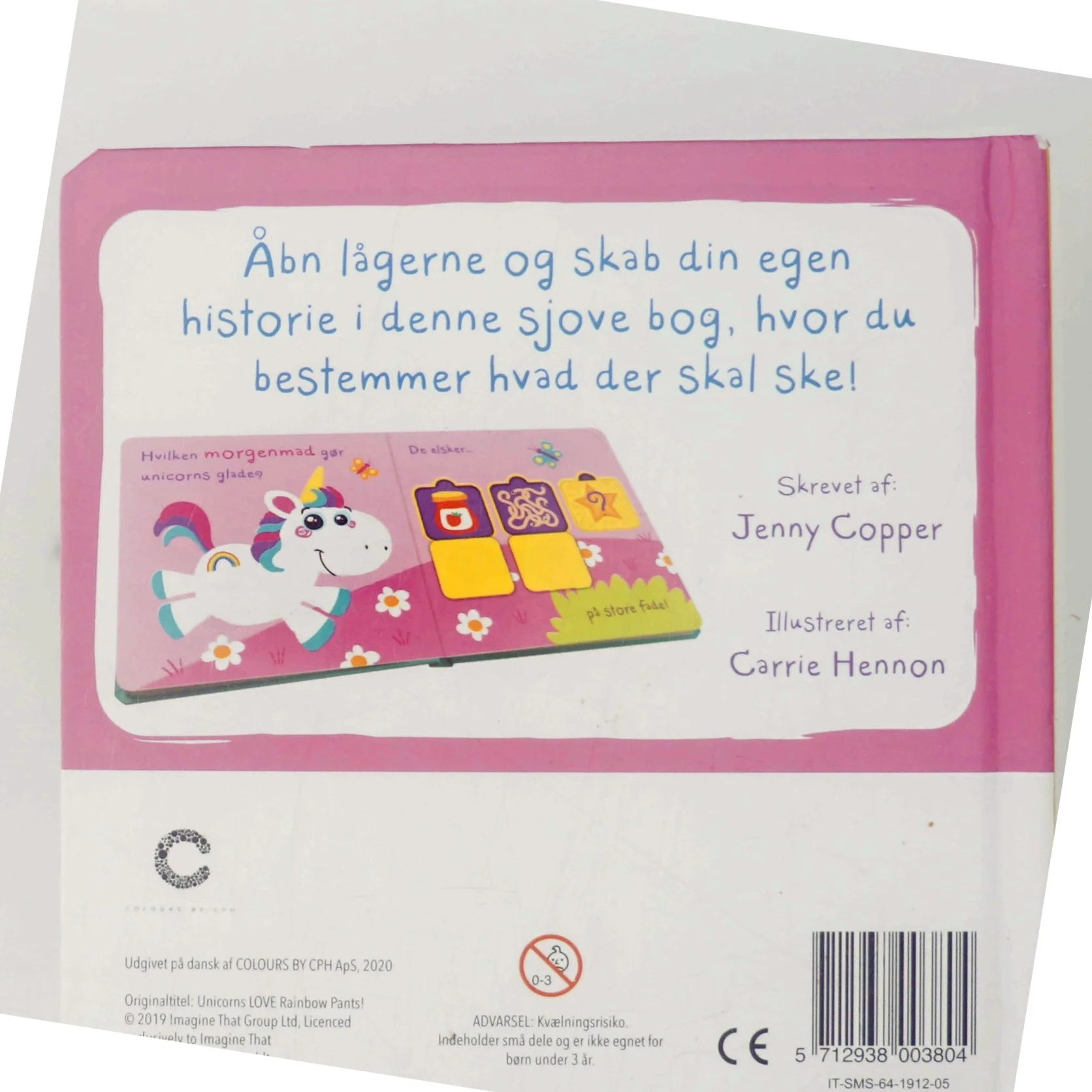 Unicorns ELSKER Regnbue Bukser! af Jenny Copper (Bog)