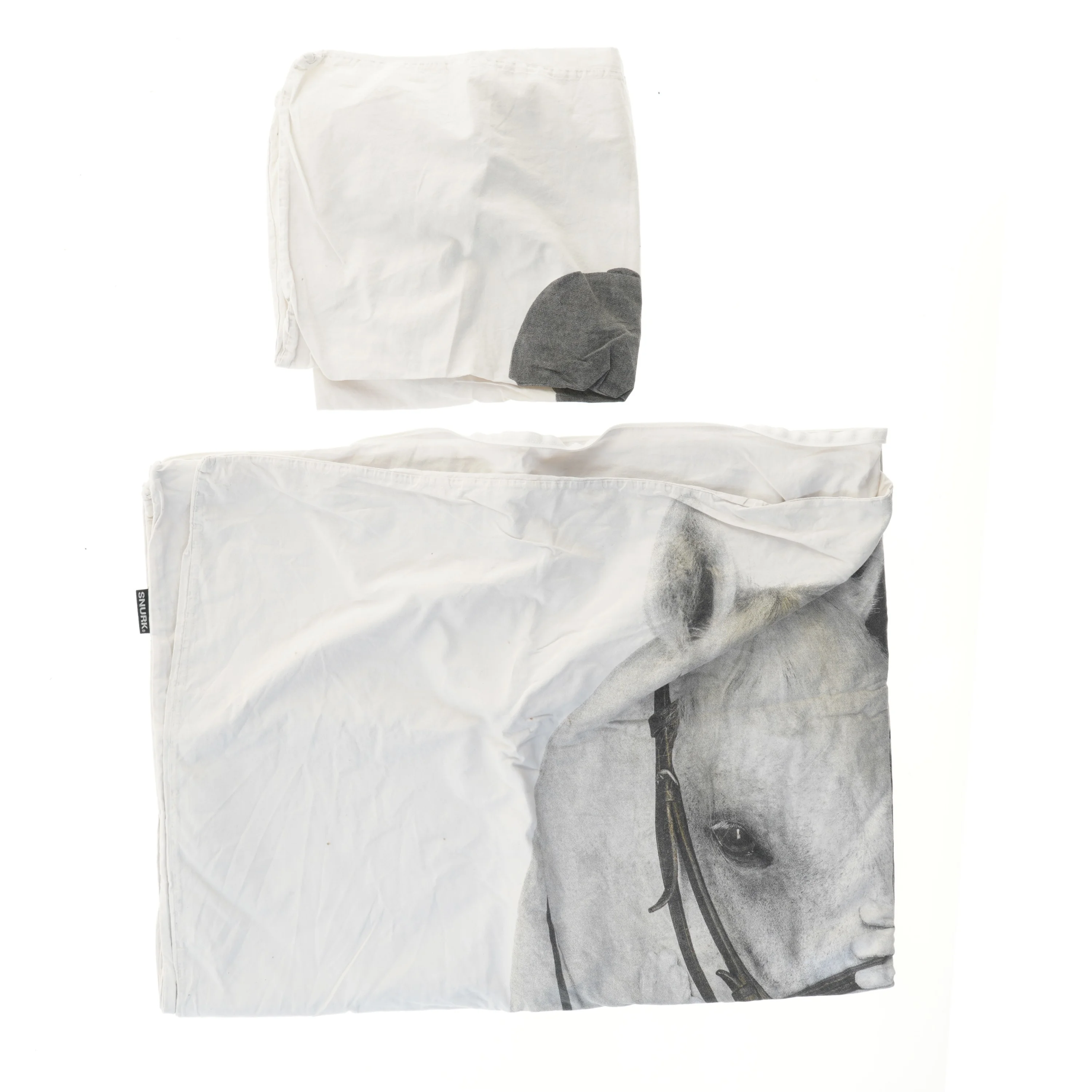 Dynebetræk med hestemotiv fra HAY (str. 54x58 & 192x128 cm)