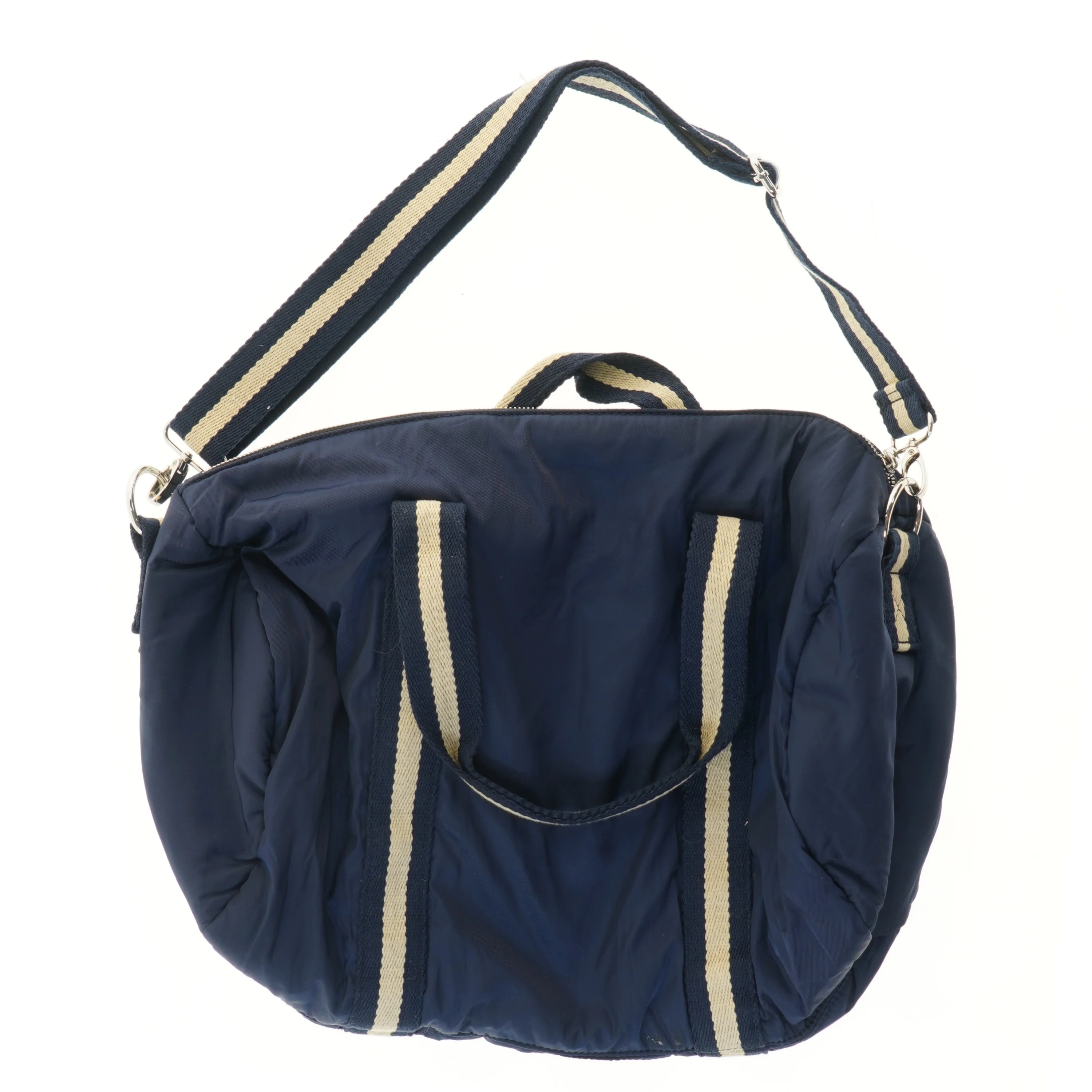 Blå skuldertaske med stropper fra Molo (str. 50x37 cm)