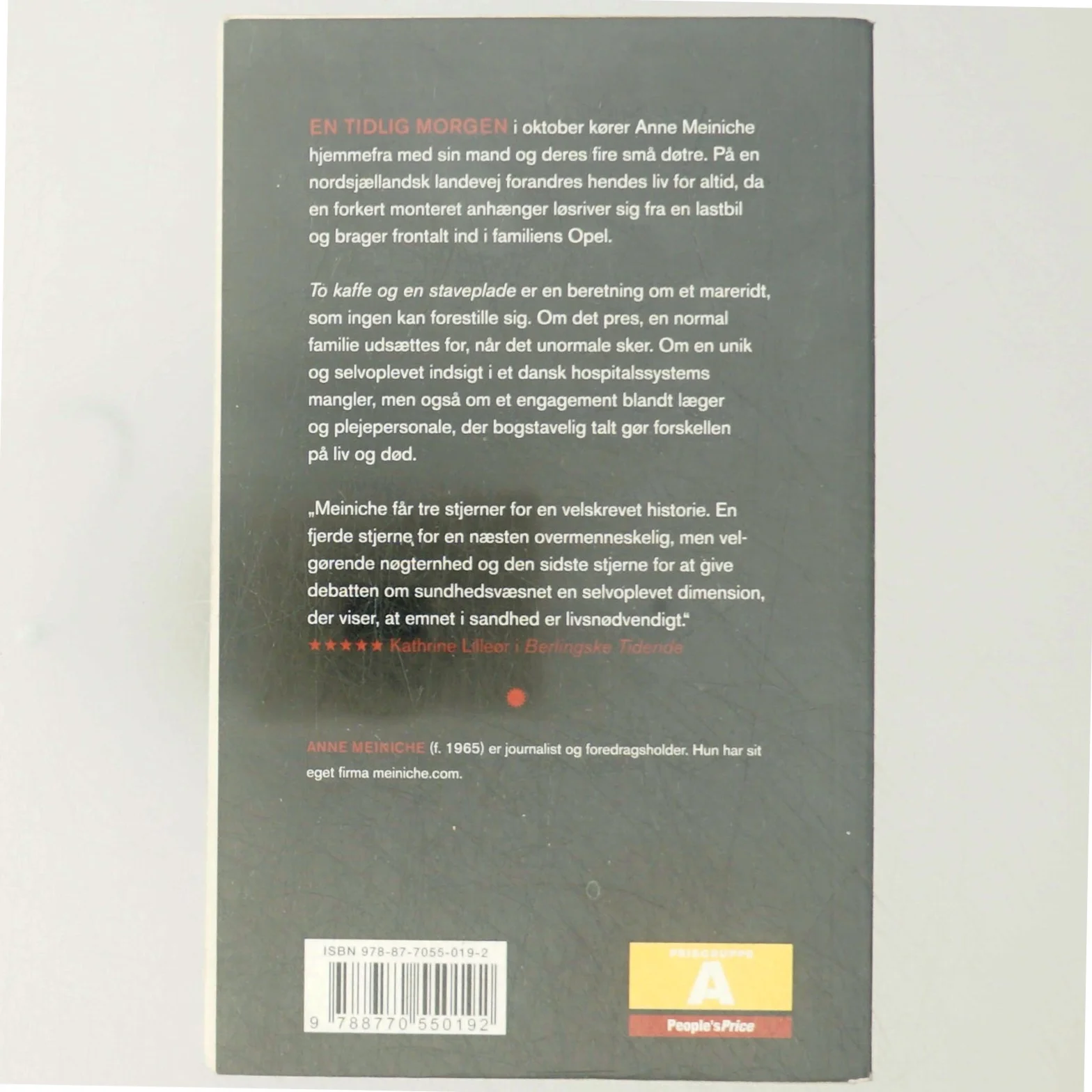 To kaffe og en staveplade af Anne Meiniche (Bog)