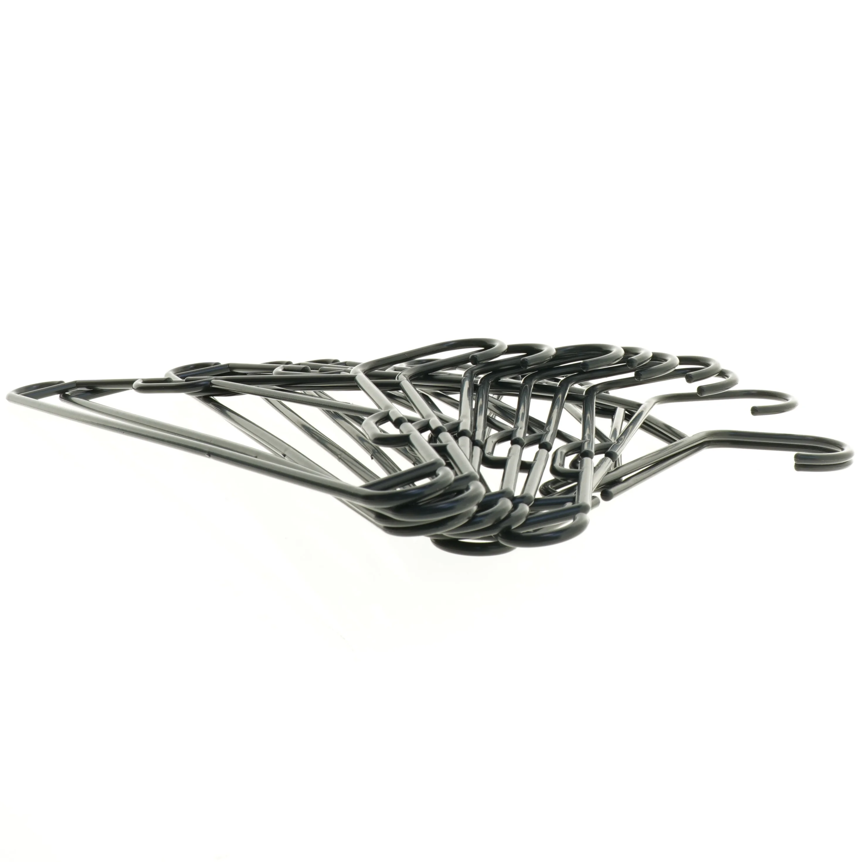 Sorte plastikbøjler (str. 42 x 20 cm)