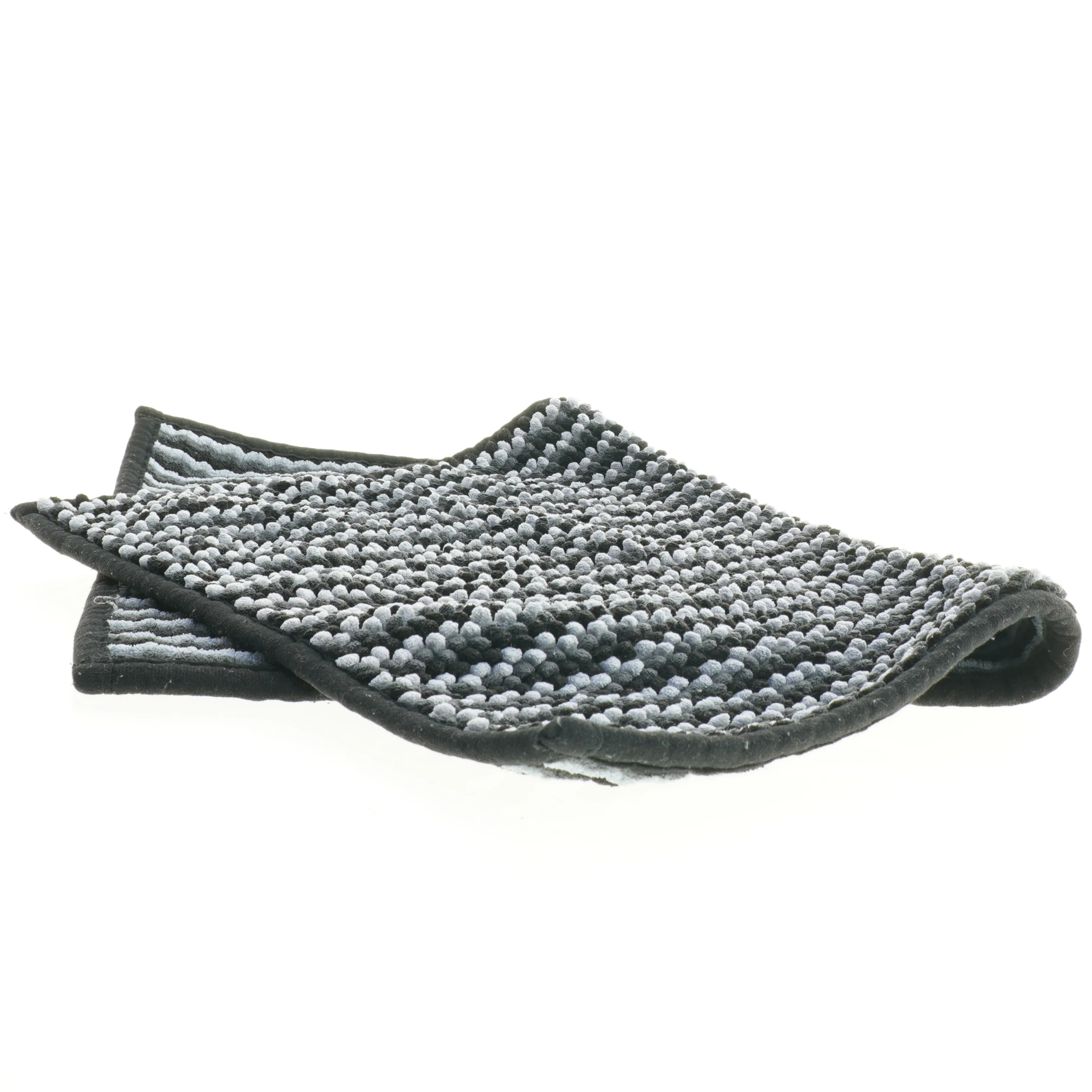 Grå bomuldstæppe (str. 59 x 40 cm)