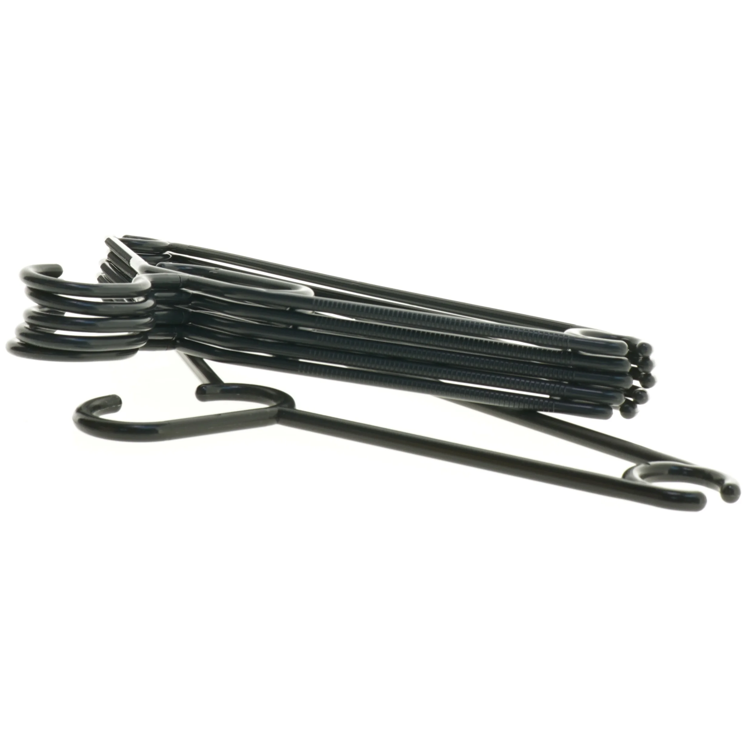 Sorte plastikbøjler (str. 40 x 21 cm)