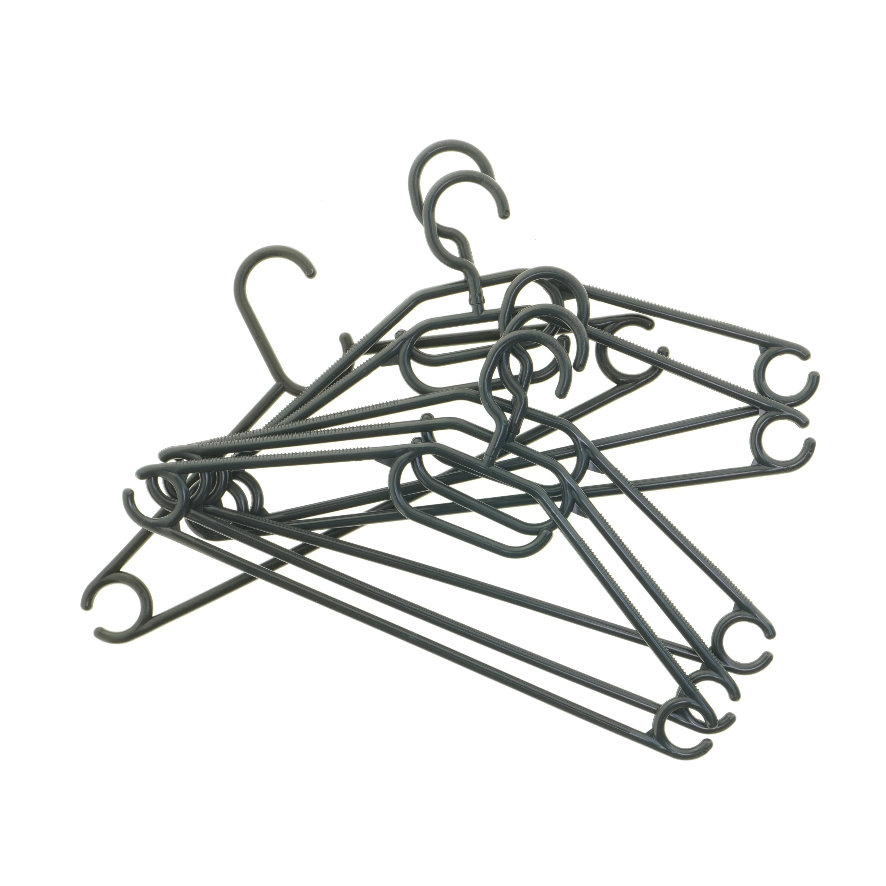 Sorte plastikbøjler (str. 40 x 21 cm)