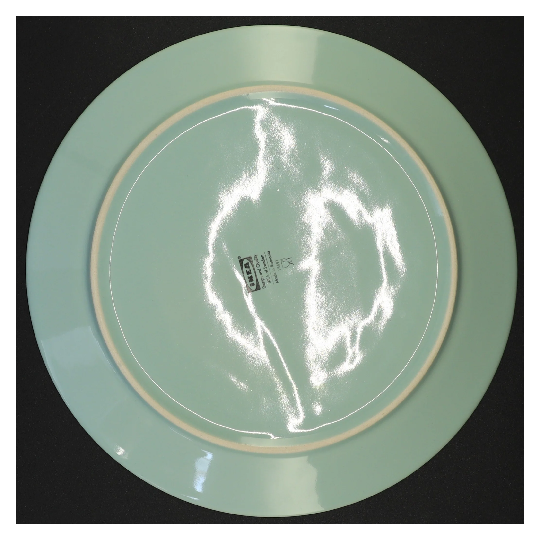 6 Porcelænstallerkener fra IKEA (str. Diameter 25 cm)