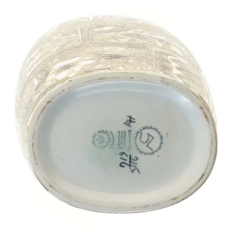 Vase med mønstret design fra Royal Copenhagen (str. 28,5 cm)