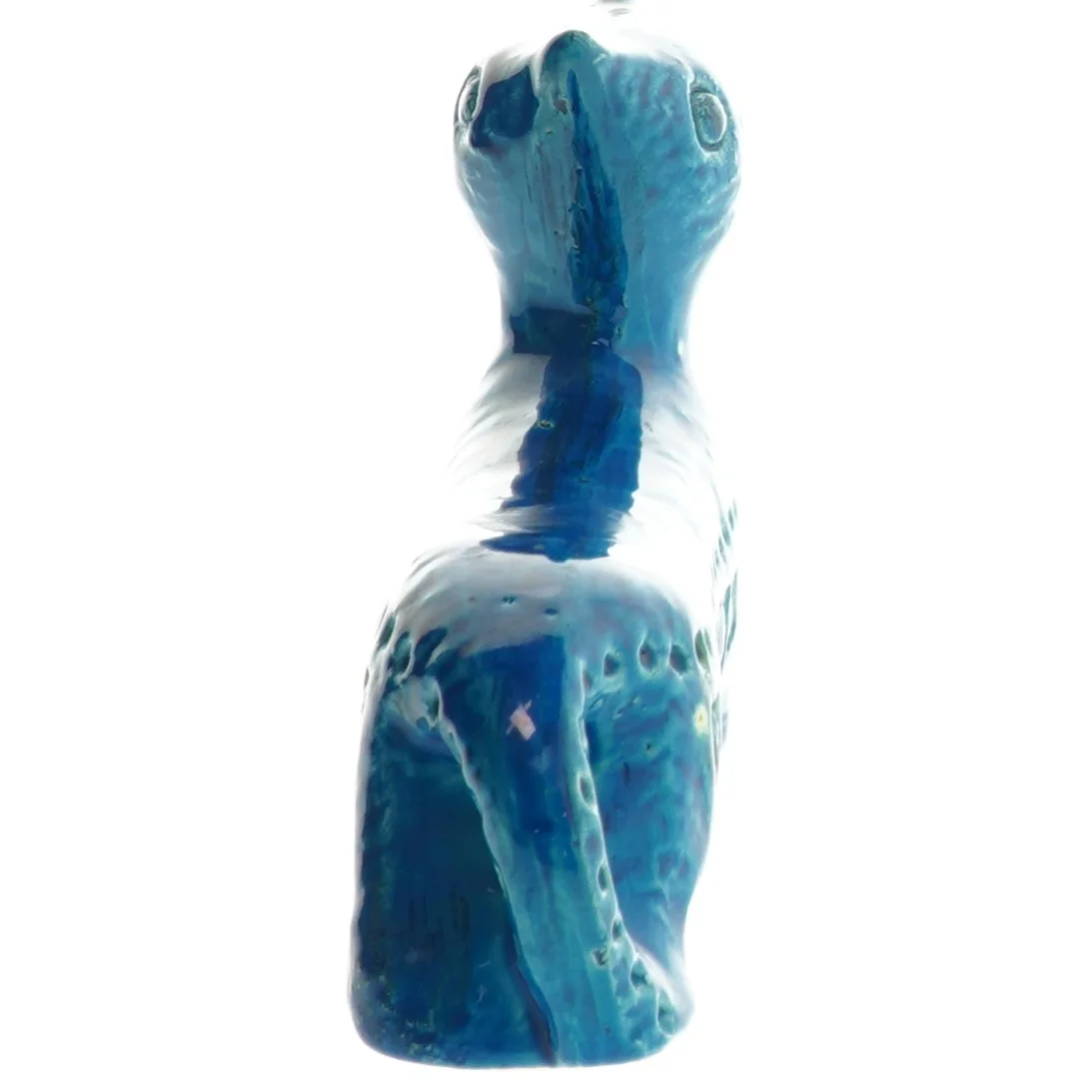 Keramik kat fra Aldo Londi (str. 18 cm)