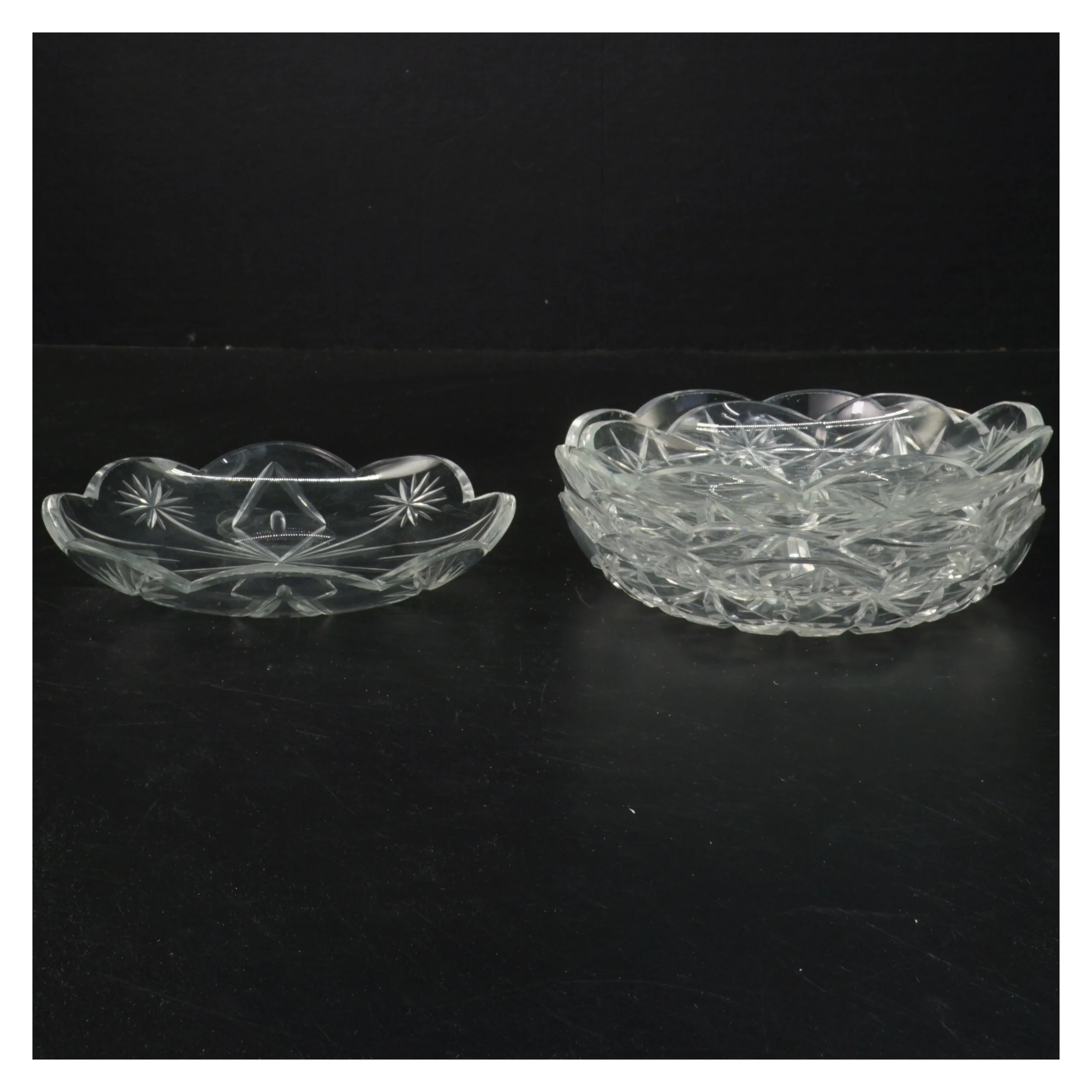 Glas asietter (str. 4 stk Ø 14 cm)