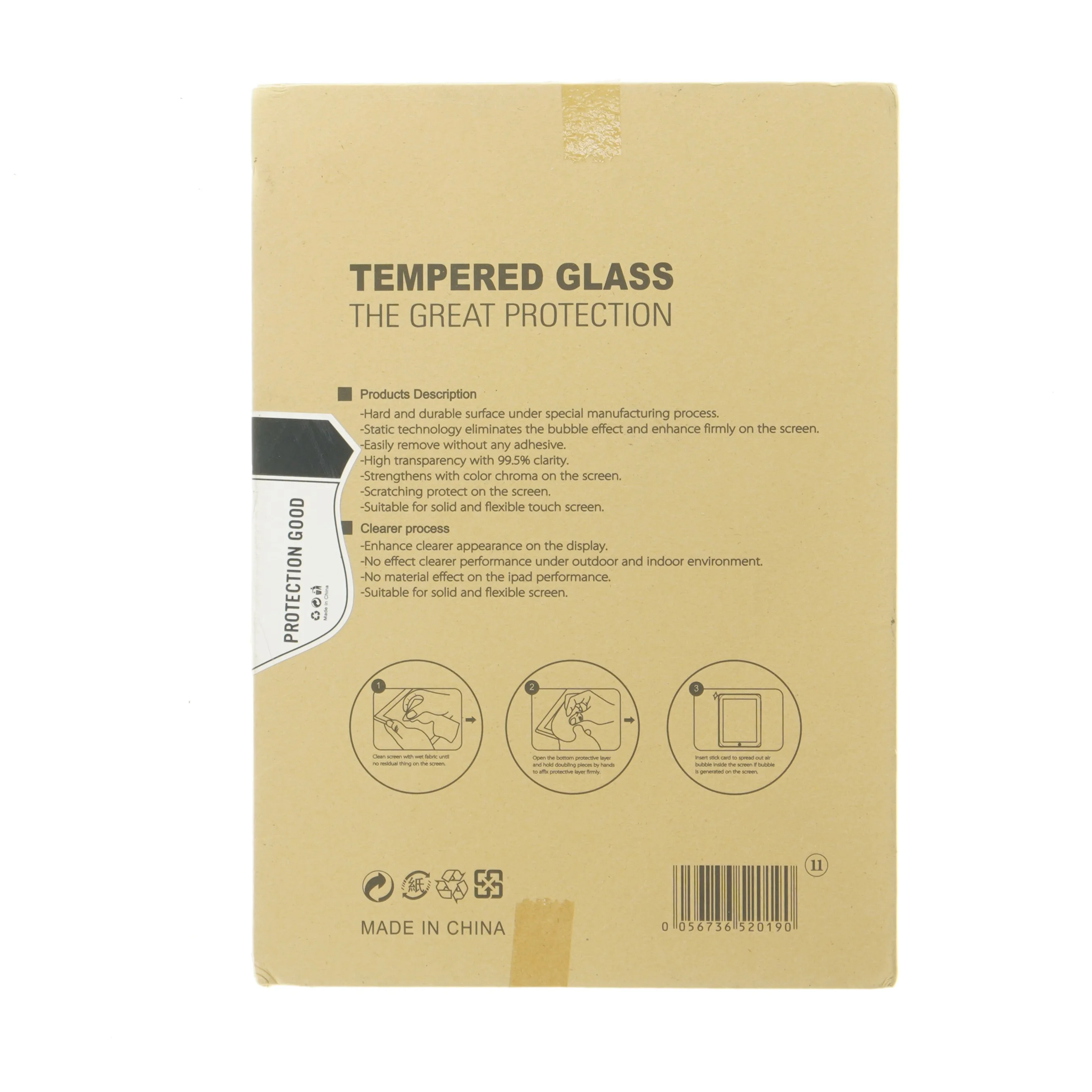 Ny LCD-skærm til iPad 10,2 (str. 28x20 cm)