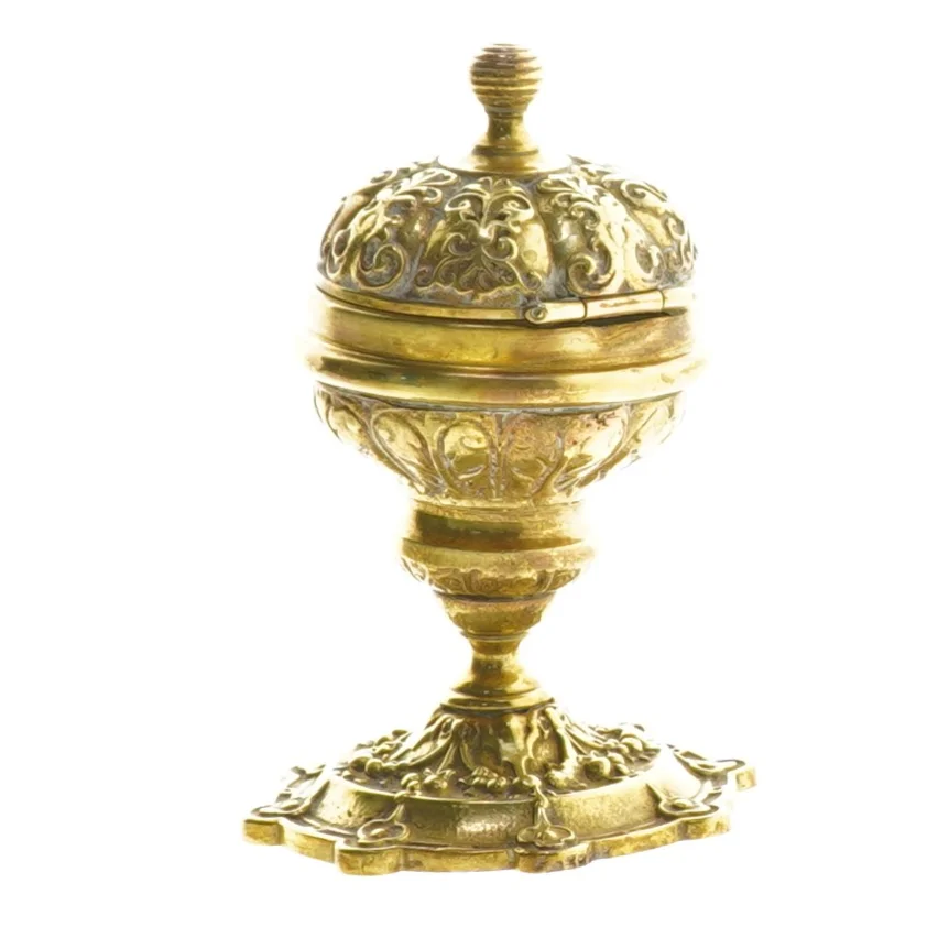 Dekorativ skål med låg (str. 11 cm)