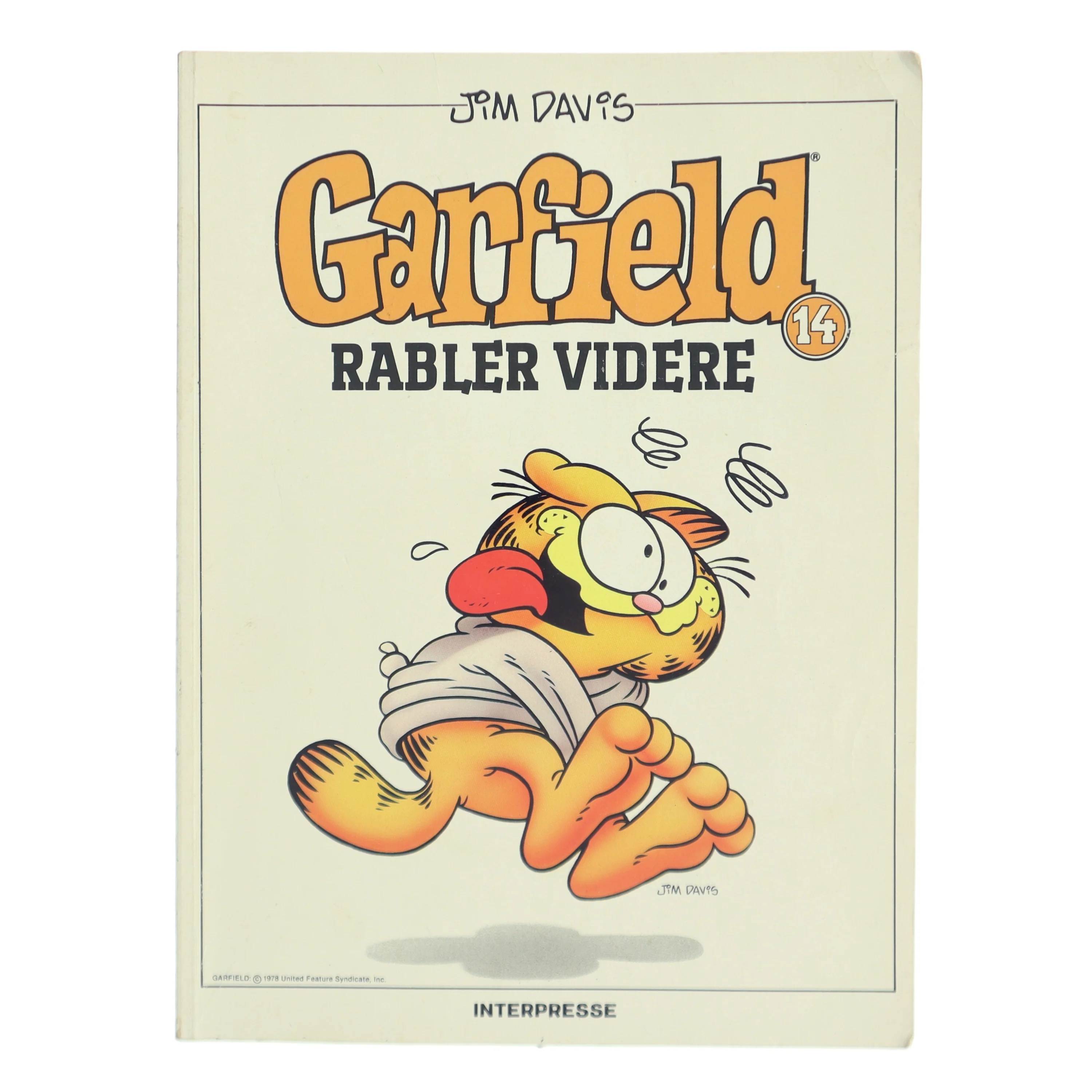 Garfield løber panden mod muren / af Jim Davis (Bog)