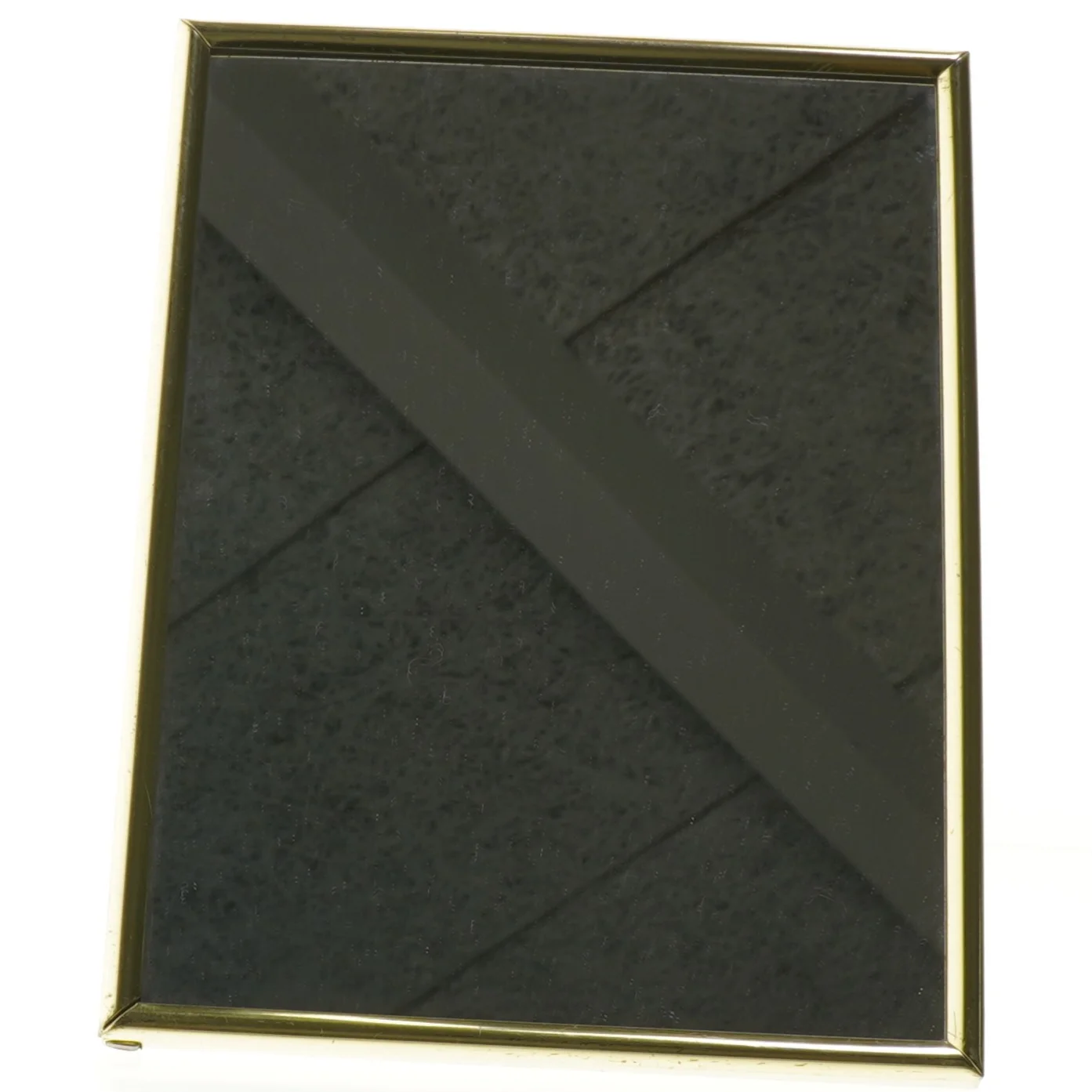 Spejl med guldramme (str. 17,5 x 23,5 cm)