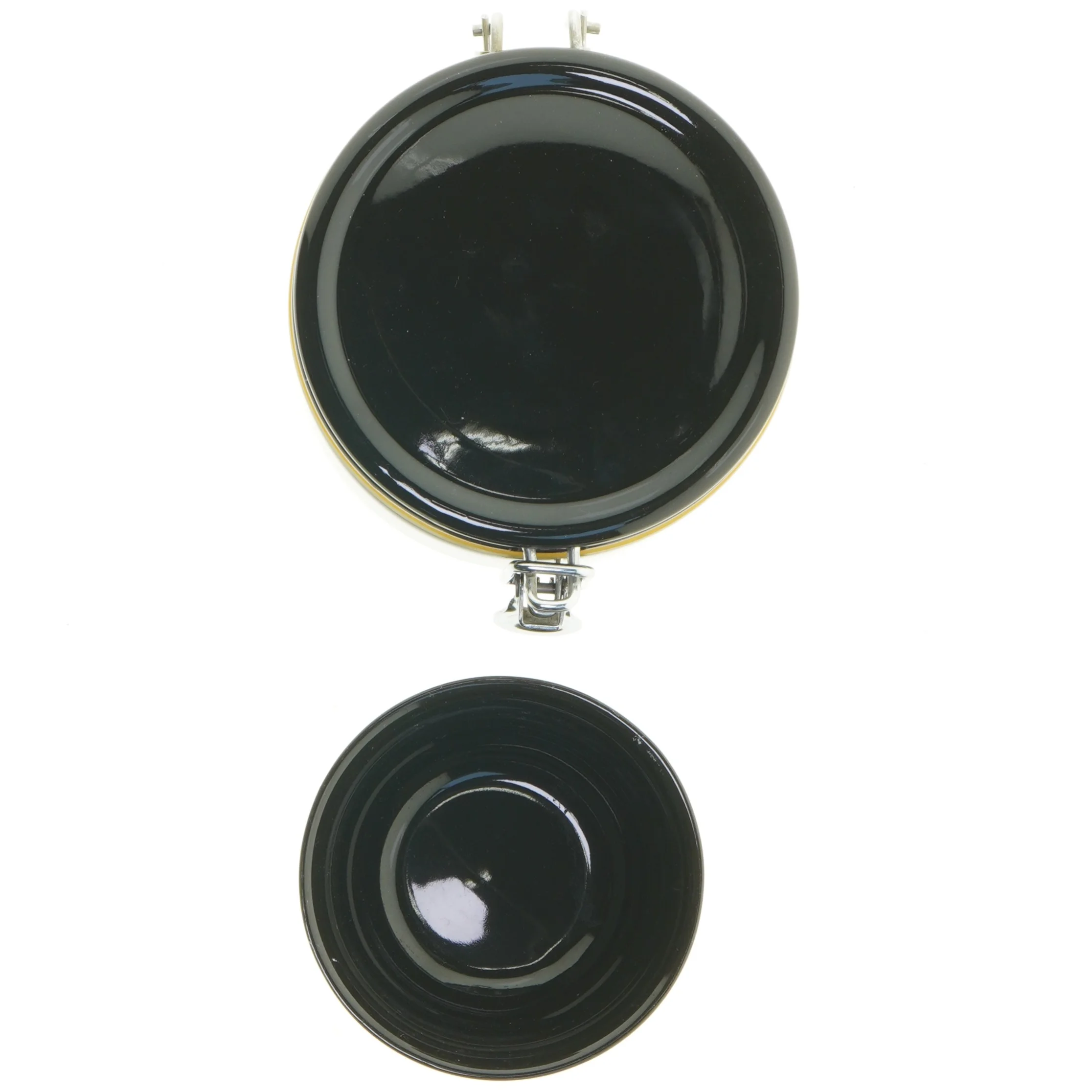 Sort opbevaringsglas med låg fra Bee House Japan (str. Ø 13 cm)