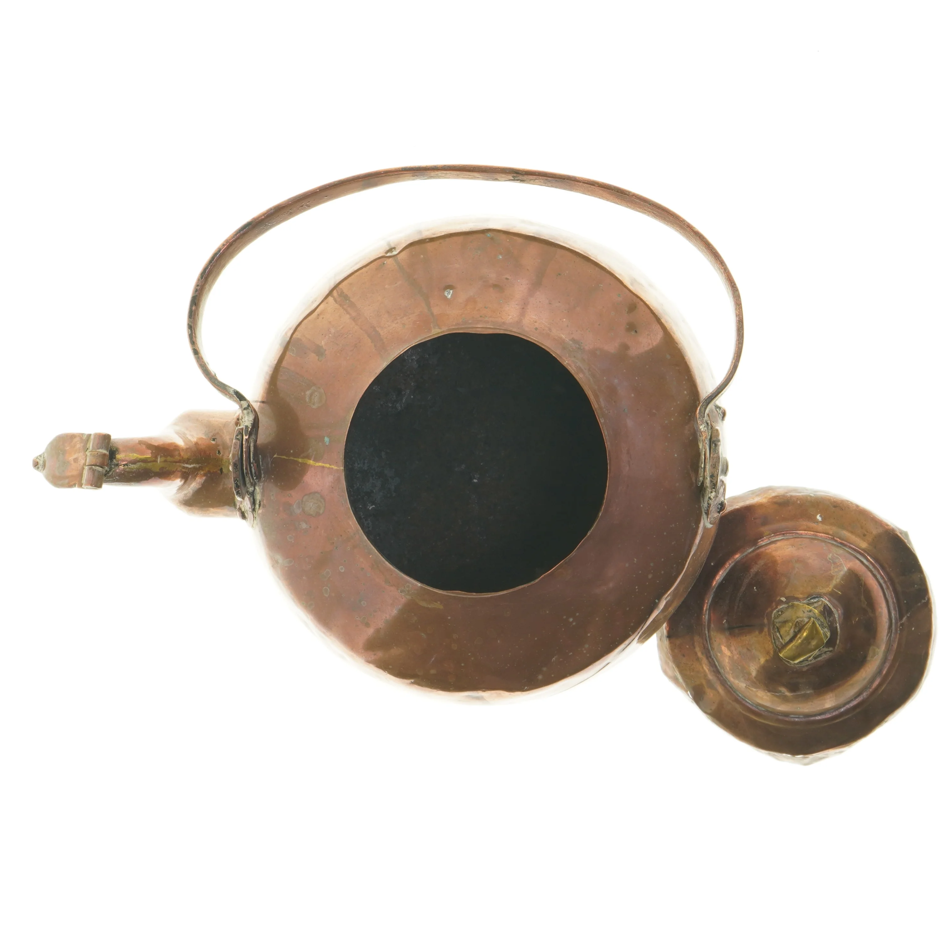 Kobber tekande (str. 27 cm)