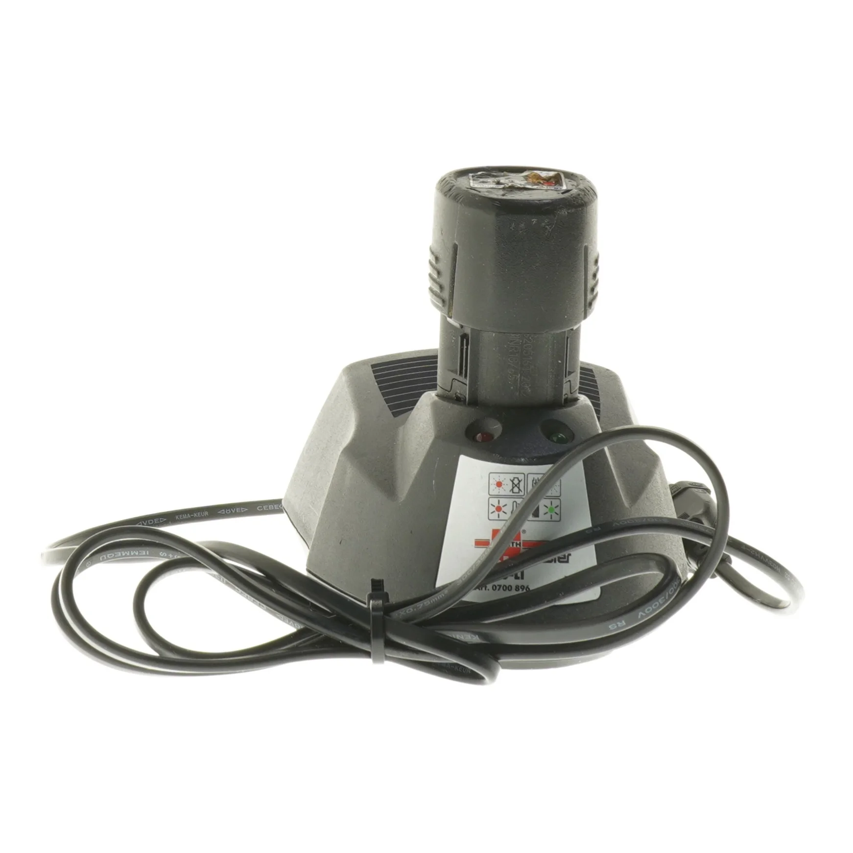 Batterioplader og batteri fra Wurth