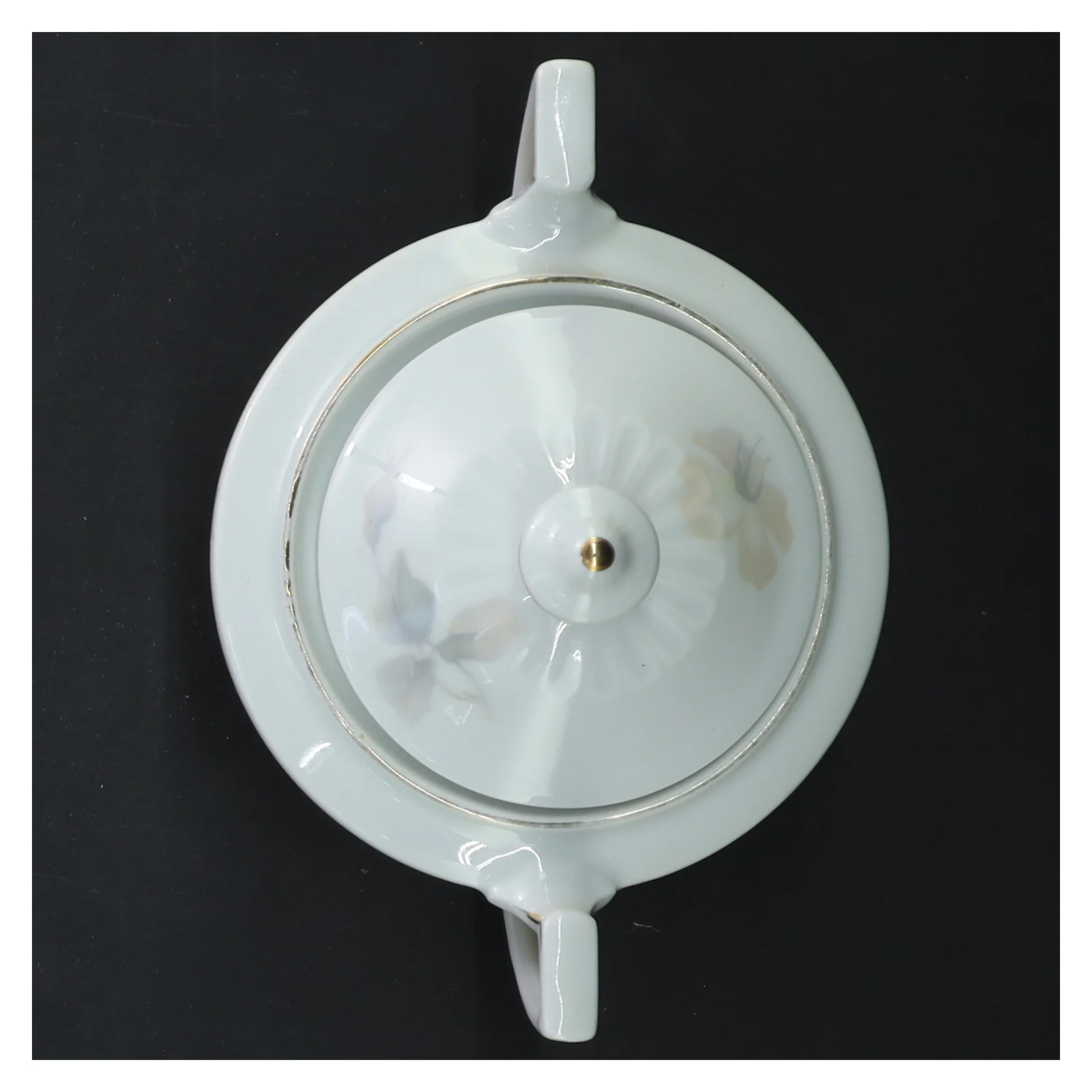 Porcelæn sukkerskål og mælkekande fra Bavaria (str. ø 10 cm og ø 12 cm)