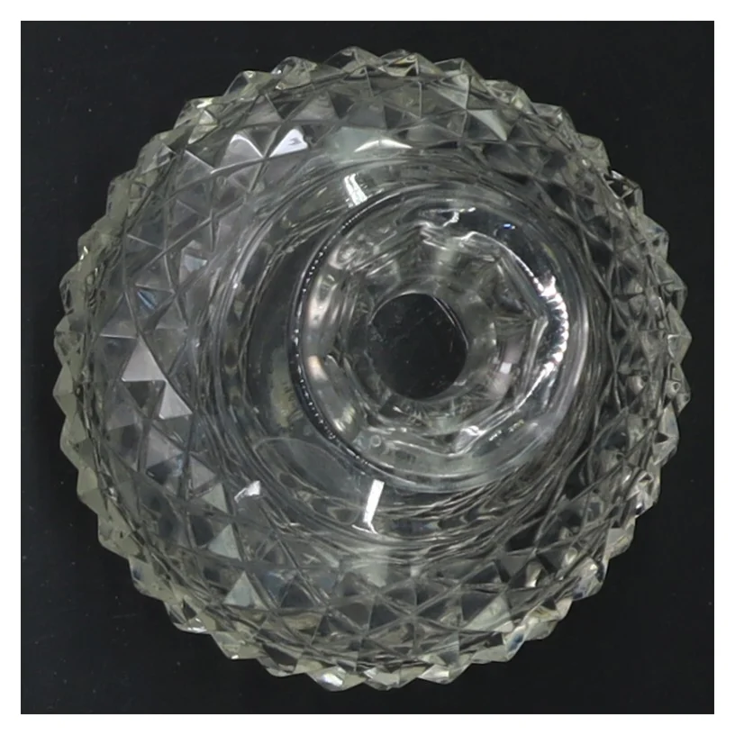 Glaskaraffel med prop (str. 12 cm)