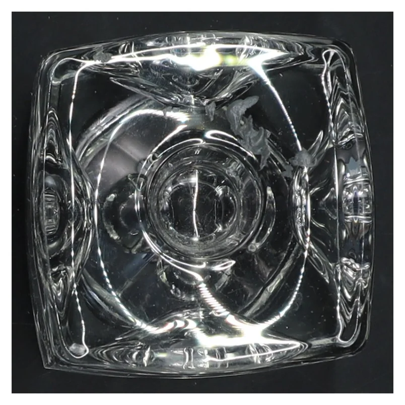 Glas fyrfadsstage (str. 7x7x7 cm)