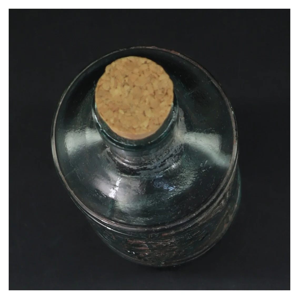 Dekorativ flaske med korkprop (str. 22,5 cm)