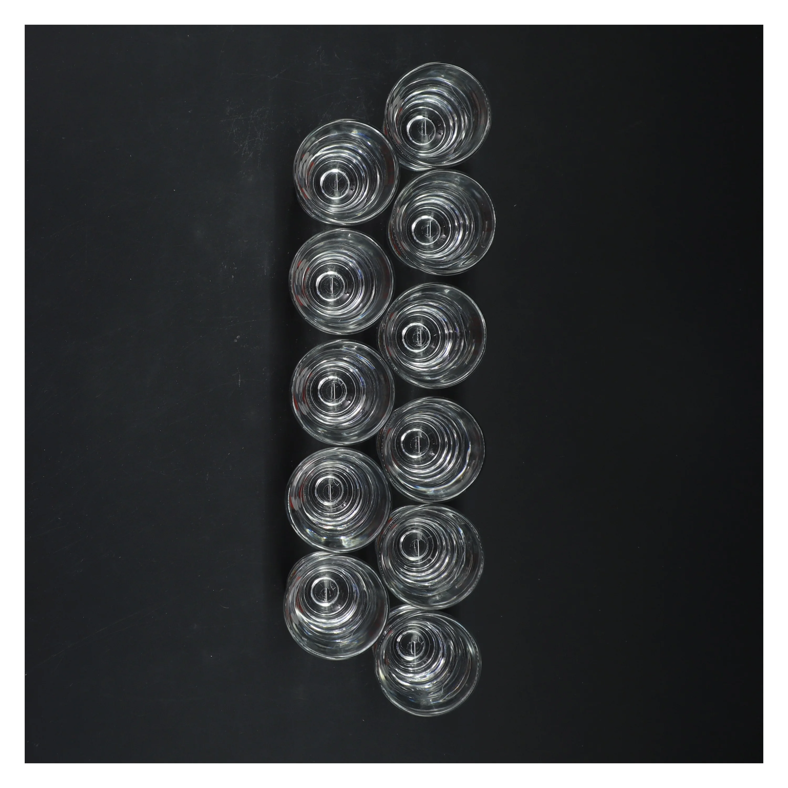 Fisk shotglas sæt (str. 11 styk, 7x4,5 cm)