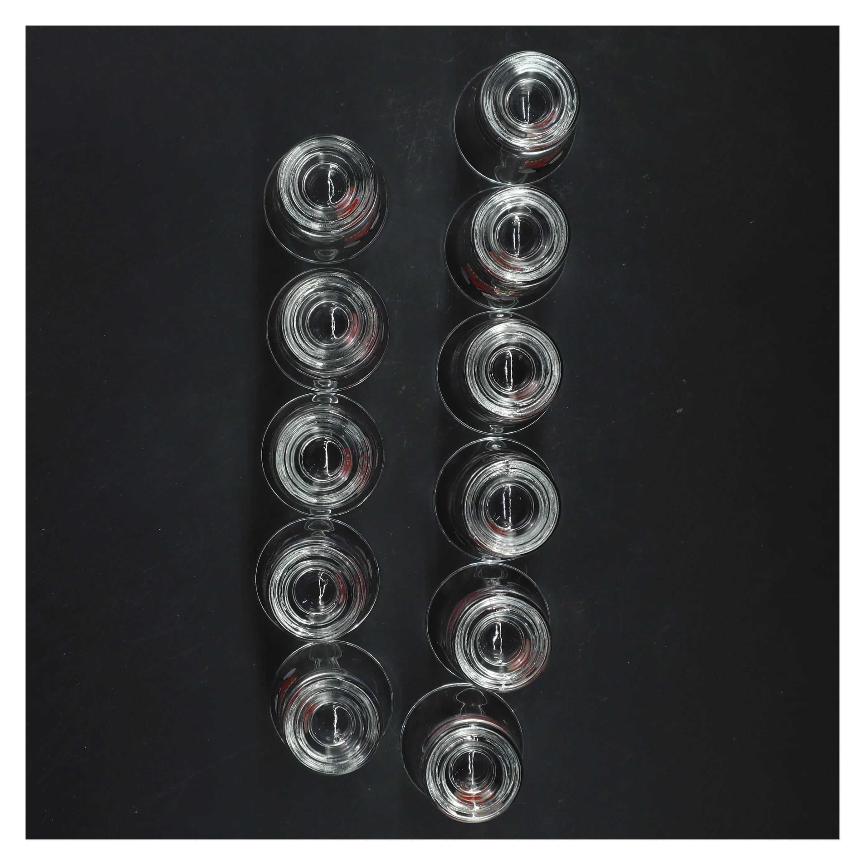 Fisk shotglas sæt (str. 11 styk, 7x4,5 cm)