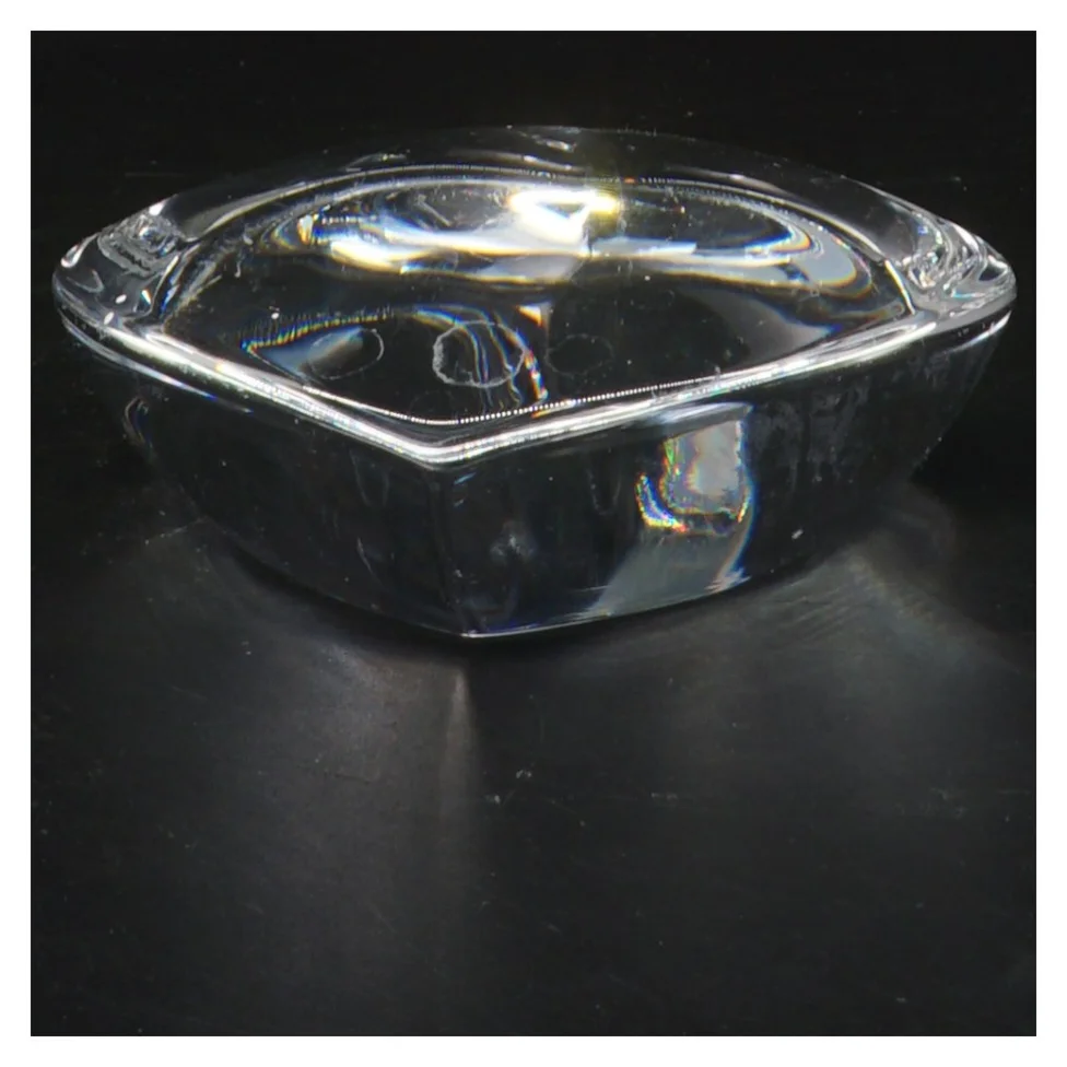 Hjerteformet glasskål (str. Ø 10 cm)