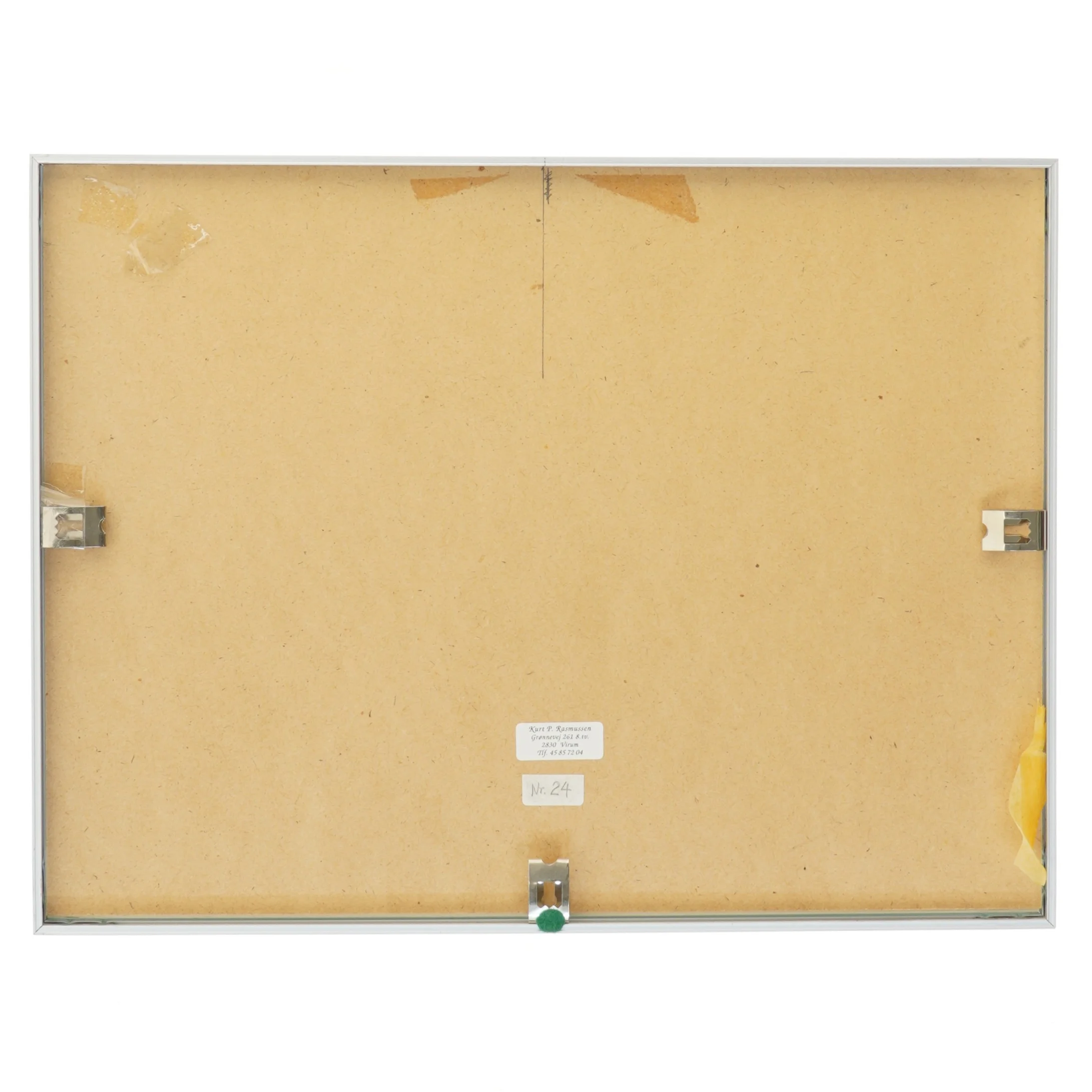 Landskabsmaleri i ramme (str. 41x31 cm)